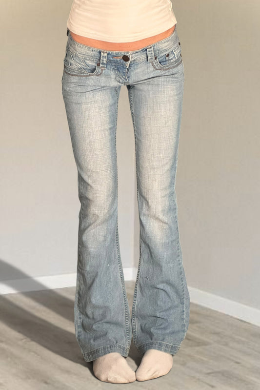 Lågmidjade jeans stl: XS