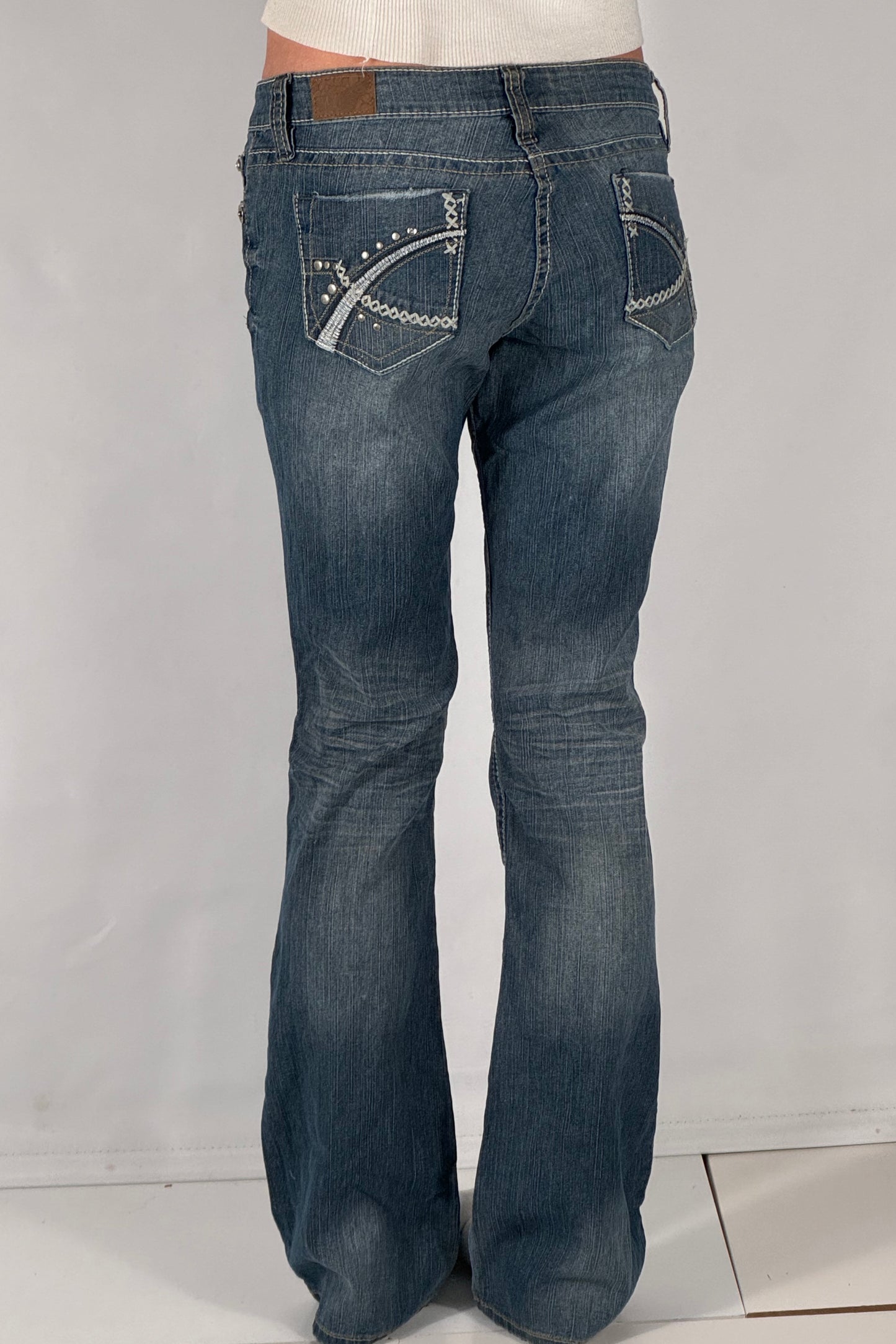 Lågmidjade jeans stl: S