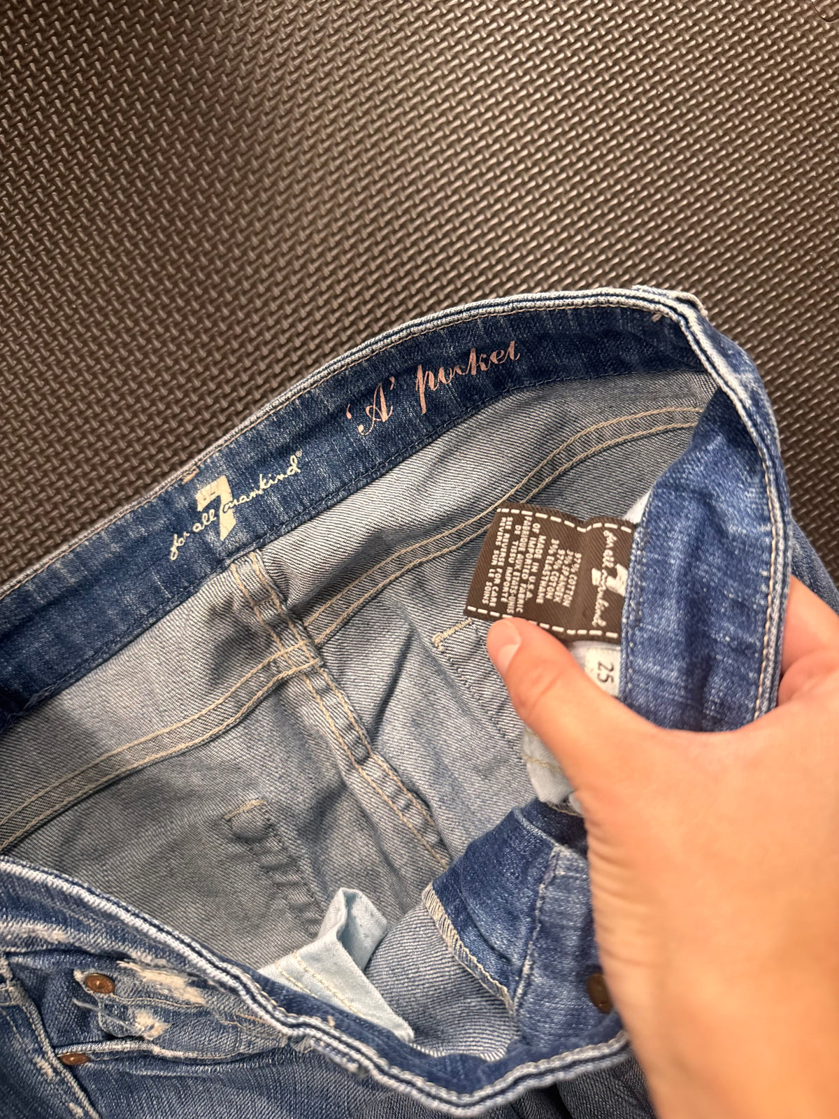 Lågmidjade jeans stl: XS