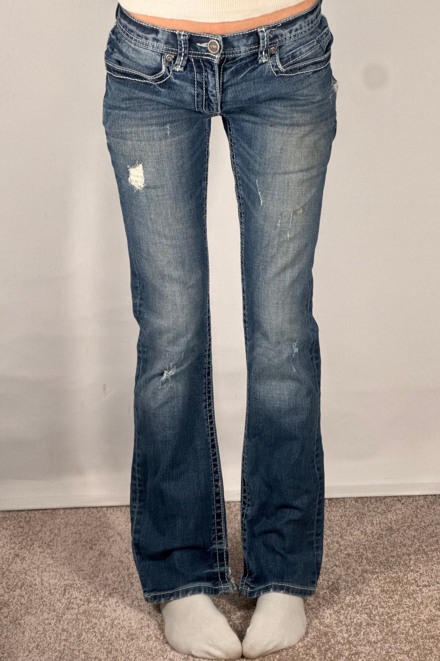 Lågmidjade jeans stl: XXS