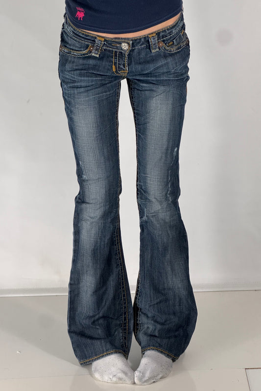 Lågmidjade jeans stl: XS