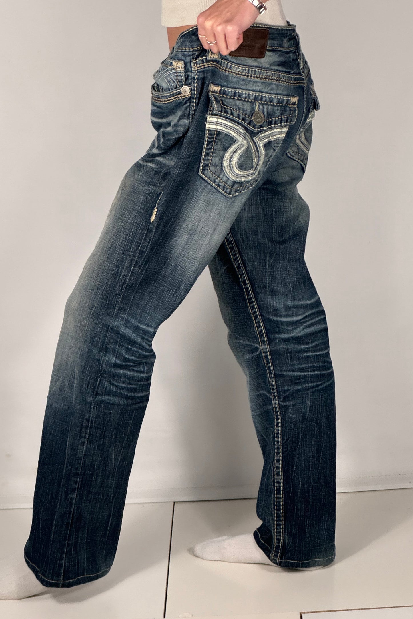 Lågmidjade jeans stl: L