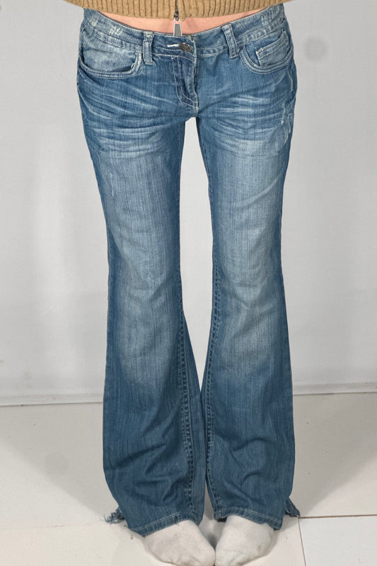 Lavtaljede jeans str: S