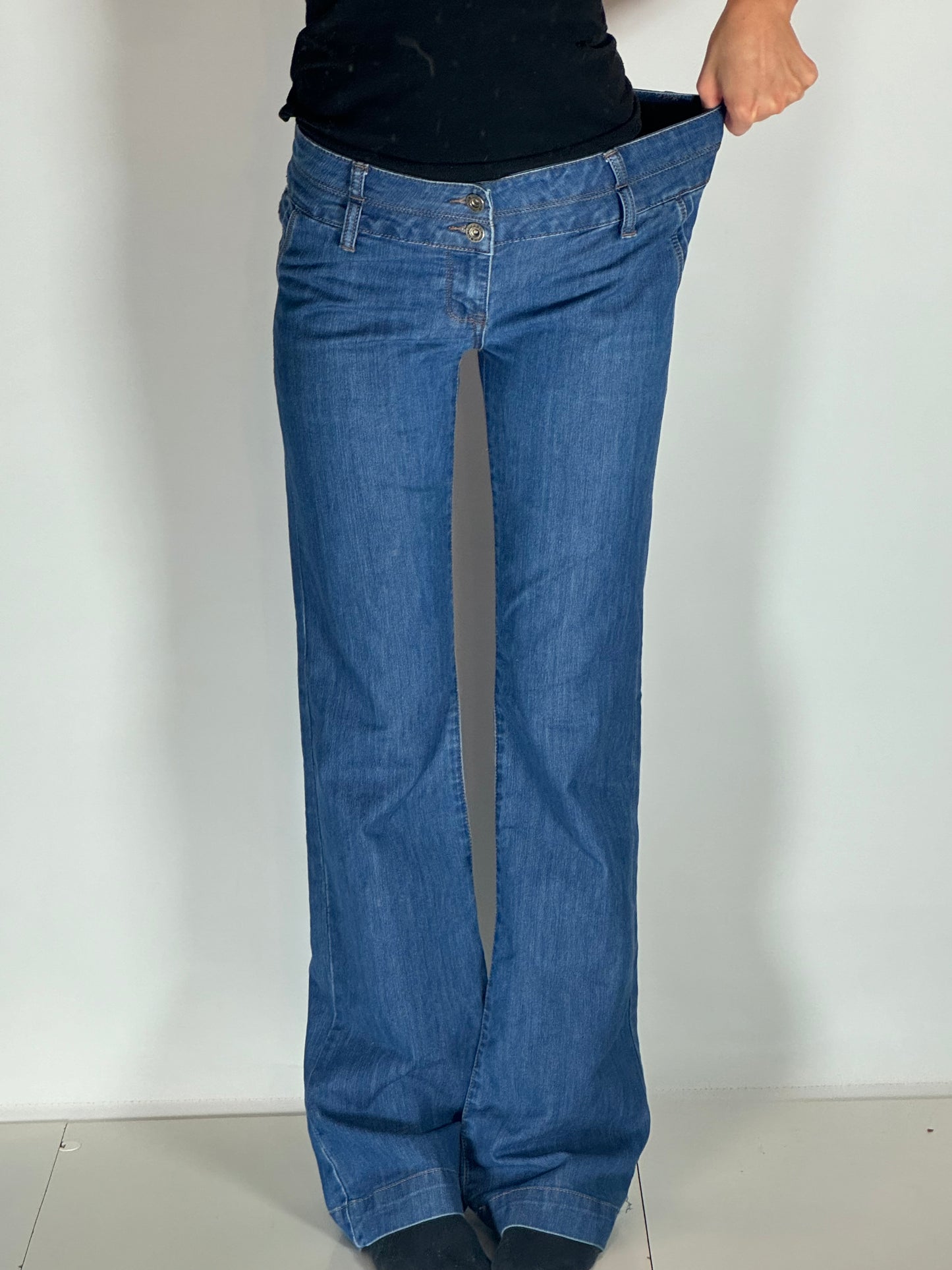 Lågmidjade jeans stl: M