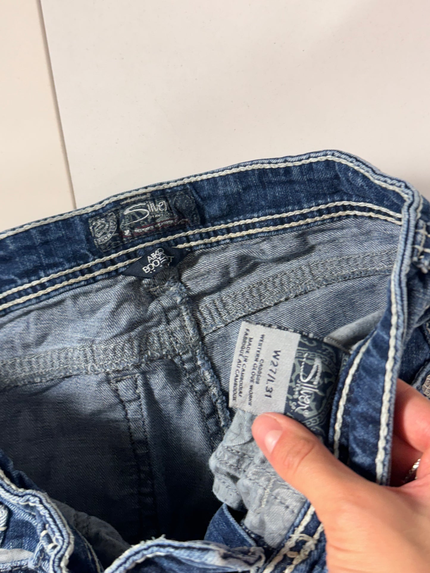 Lågmidjade jeans stl: S