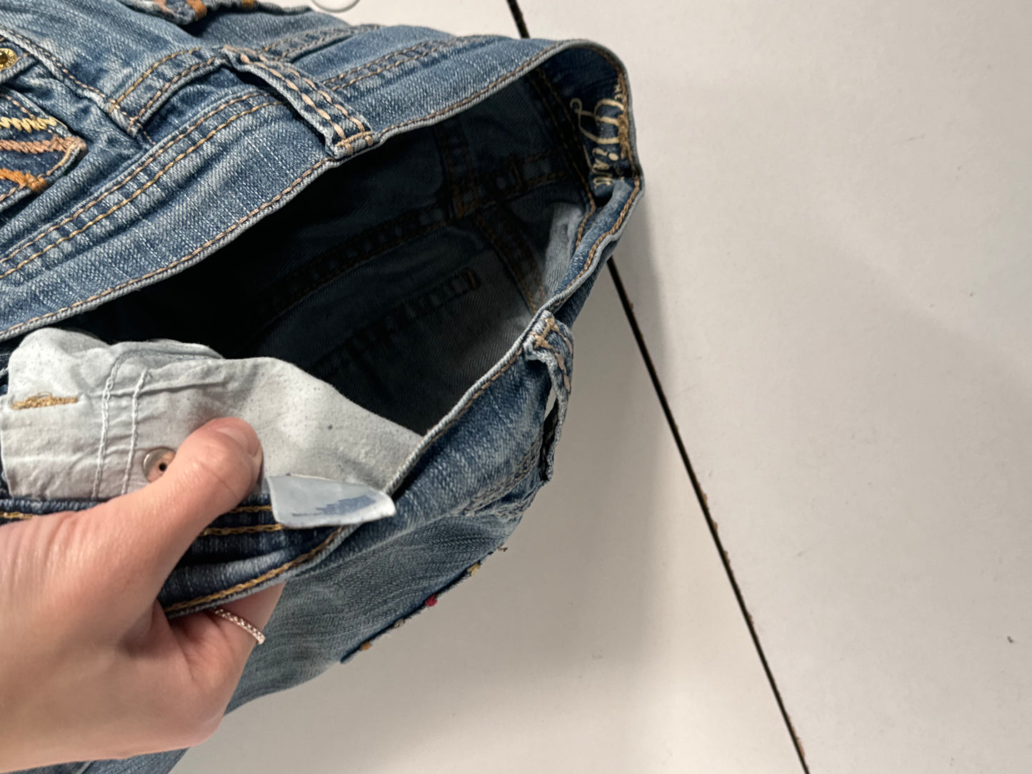 Lavlivede jeans str: XXS
