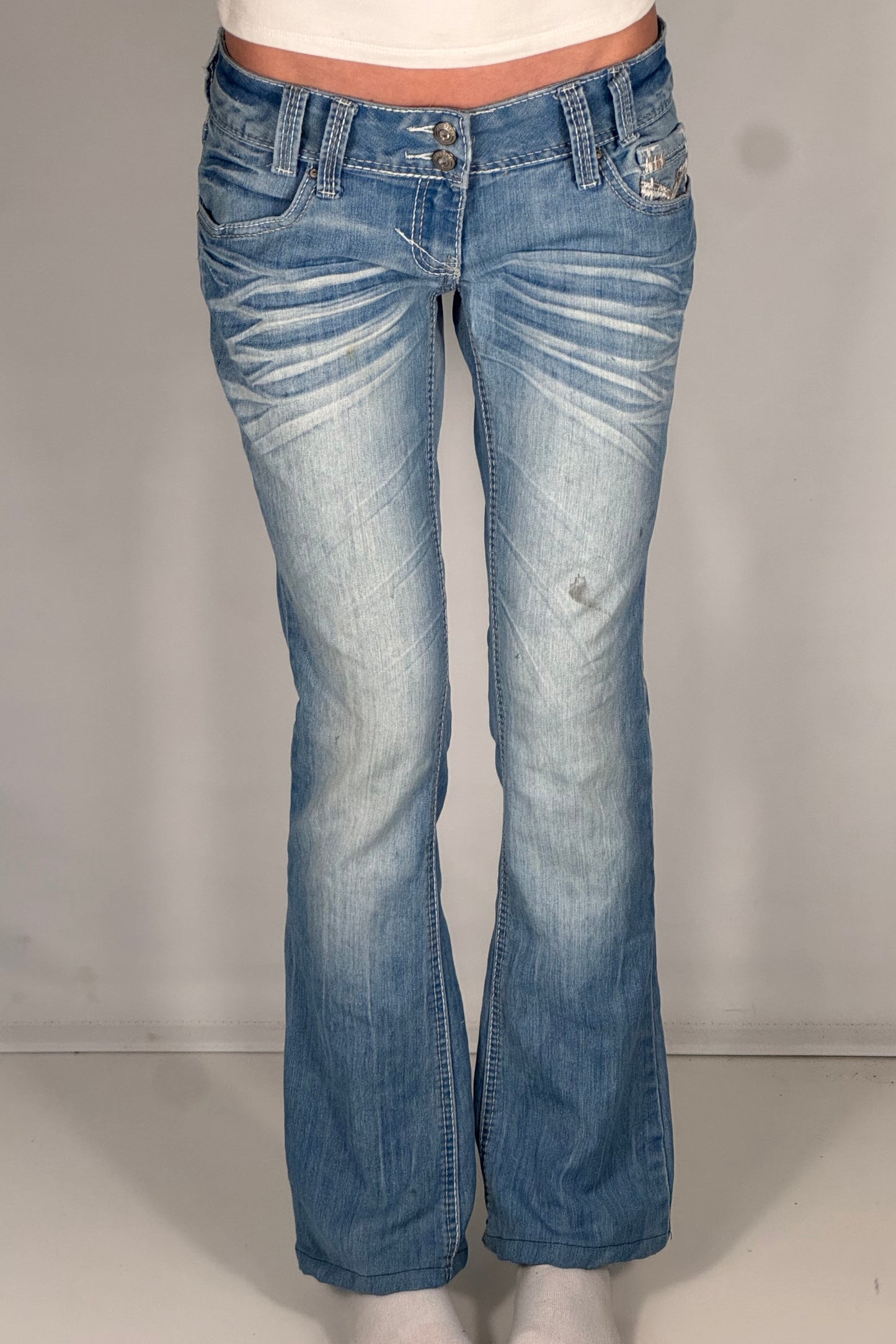 Lågmidjade jeans stl: S