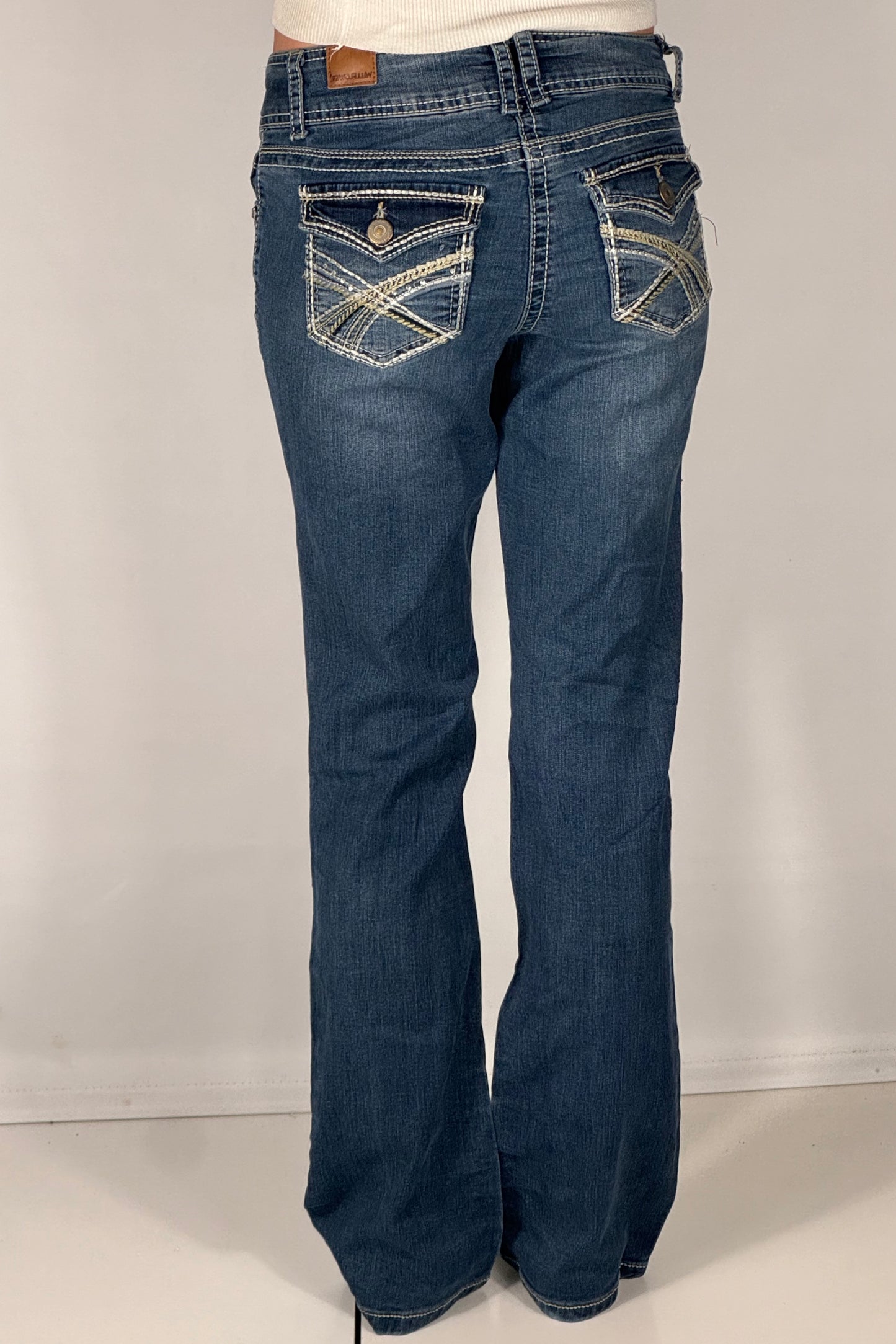 Lågmidjade jeans stl: