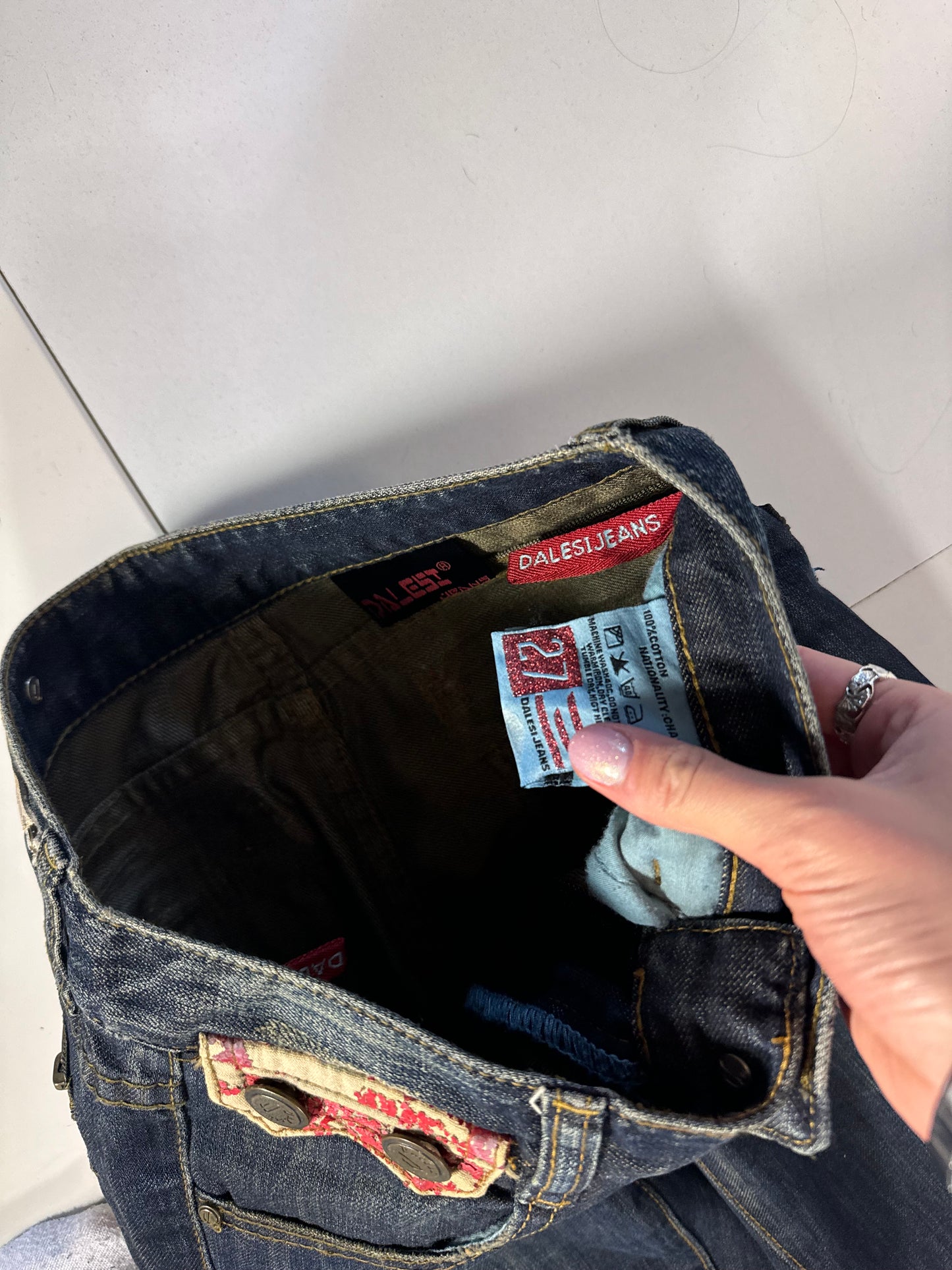 Lågmidjade jeans stl: XXXS