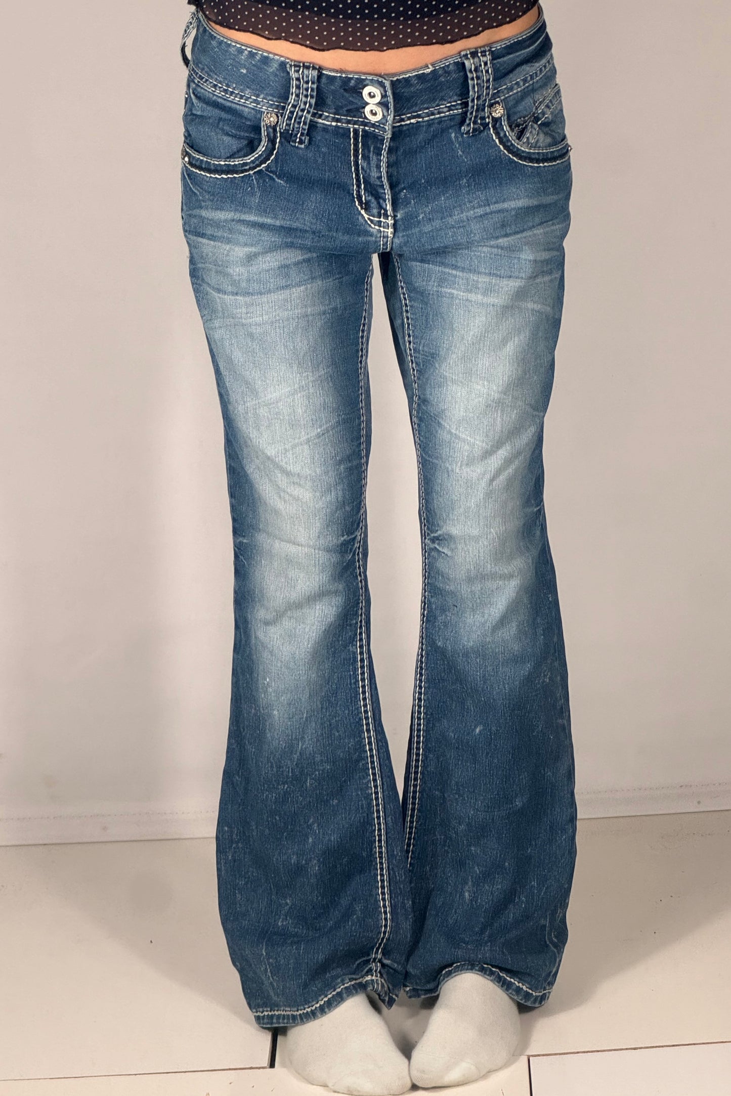 Lågmidjade jeans stl: L