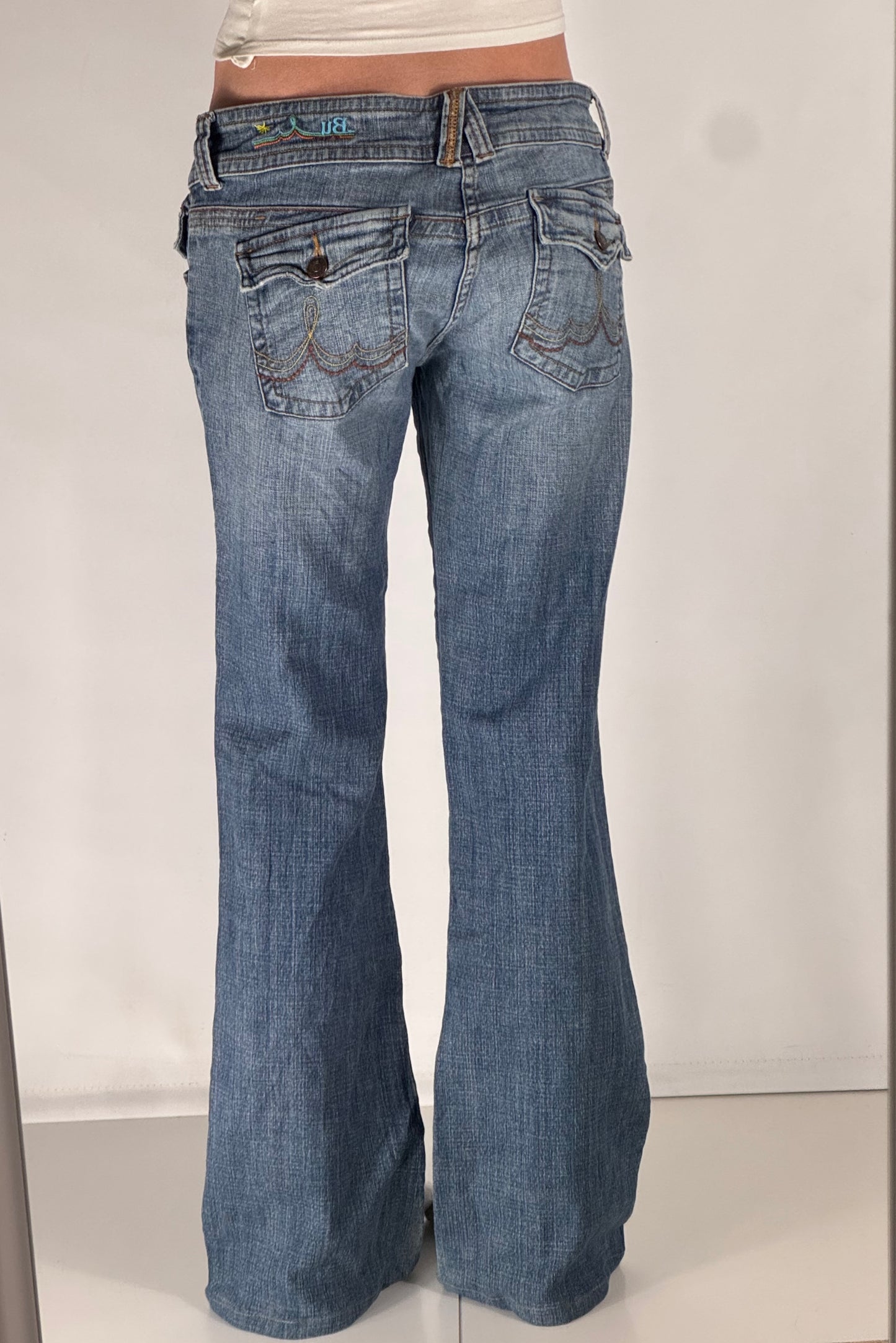 Lågmidjade jeans stl: M