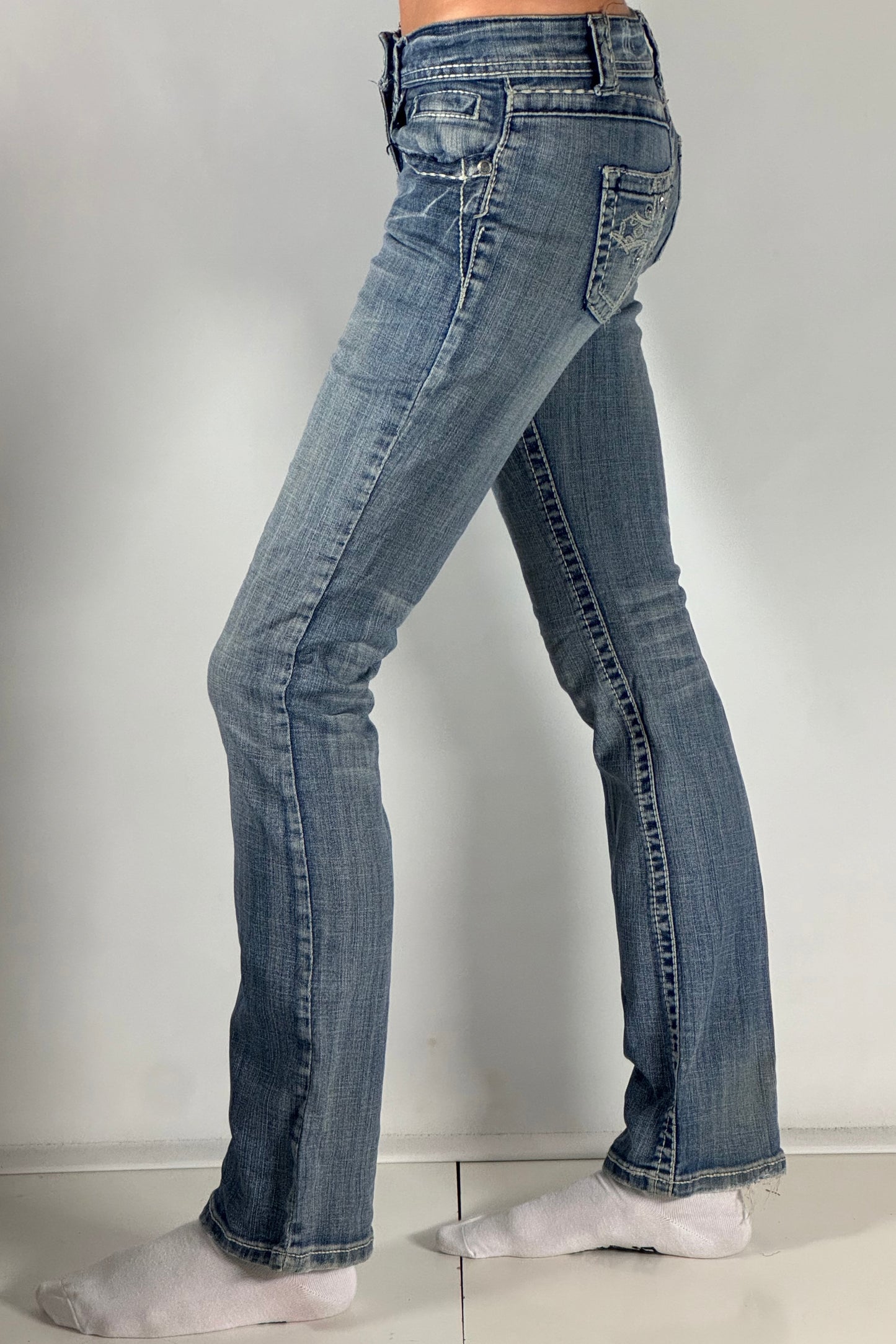 Lågmidjade jeans stl: XXS