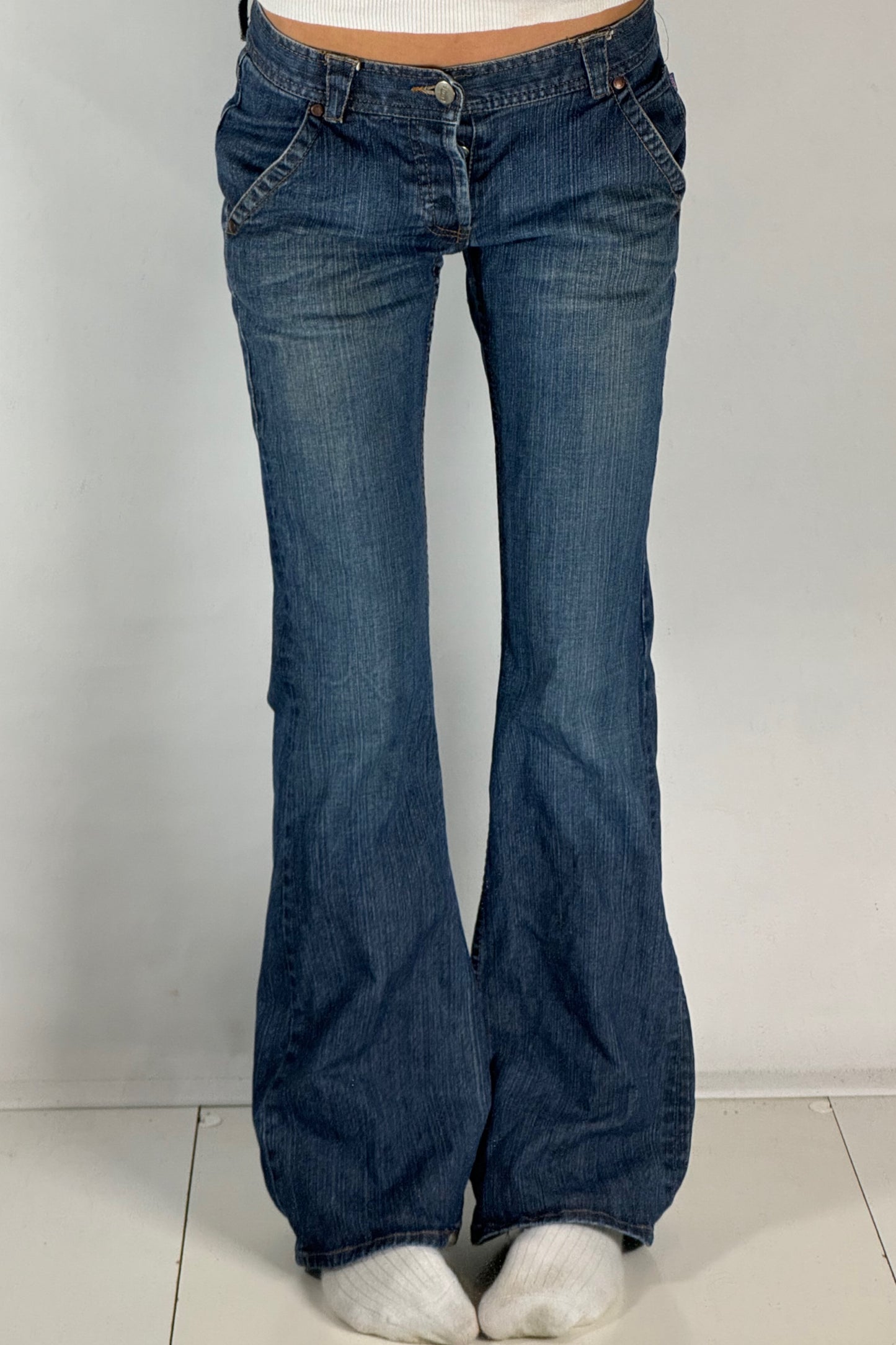 Lågmidjade jeans stl: XS