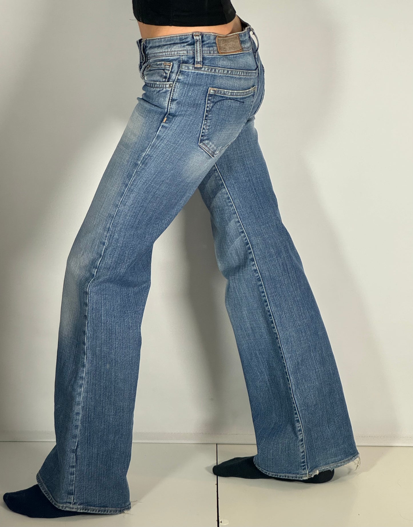 Lågmidjade jeans stl: S