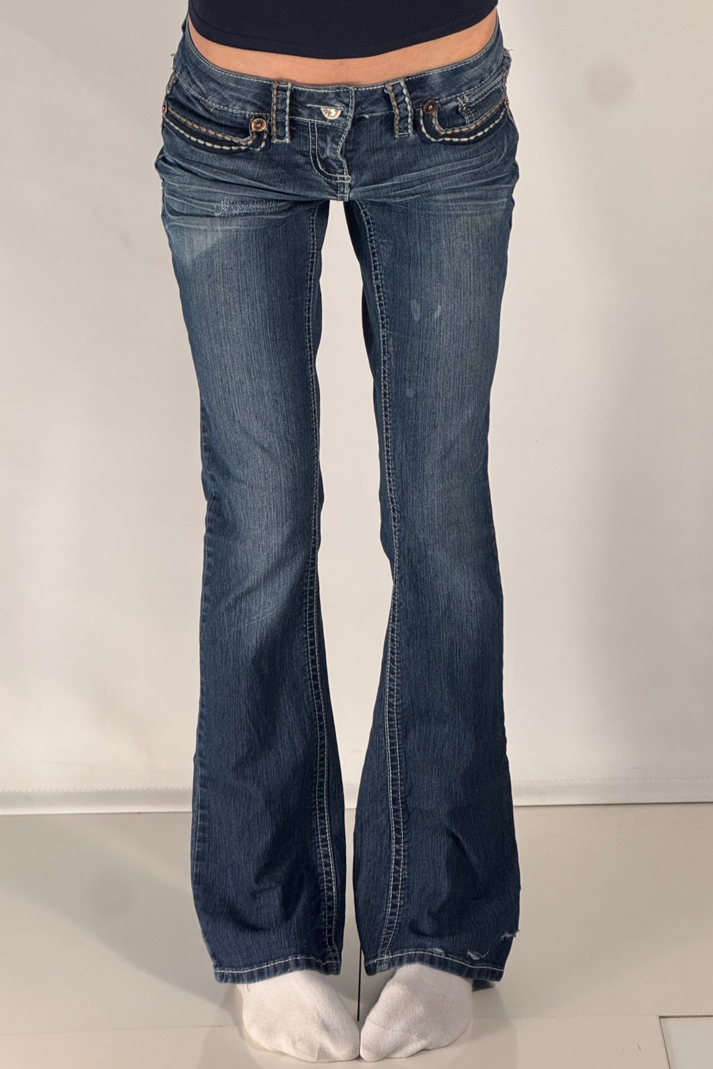 Lågmidjade jeans stl: XS