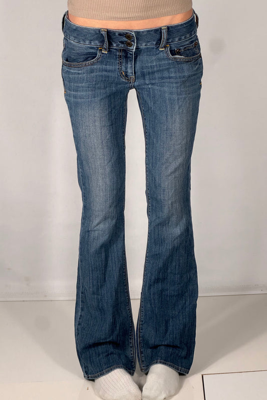 Lavtaljede jeans str: S
