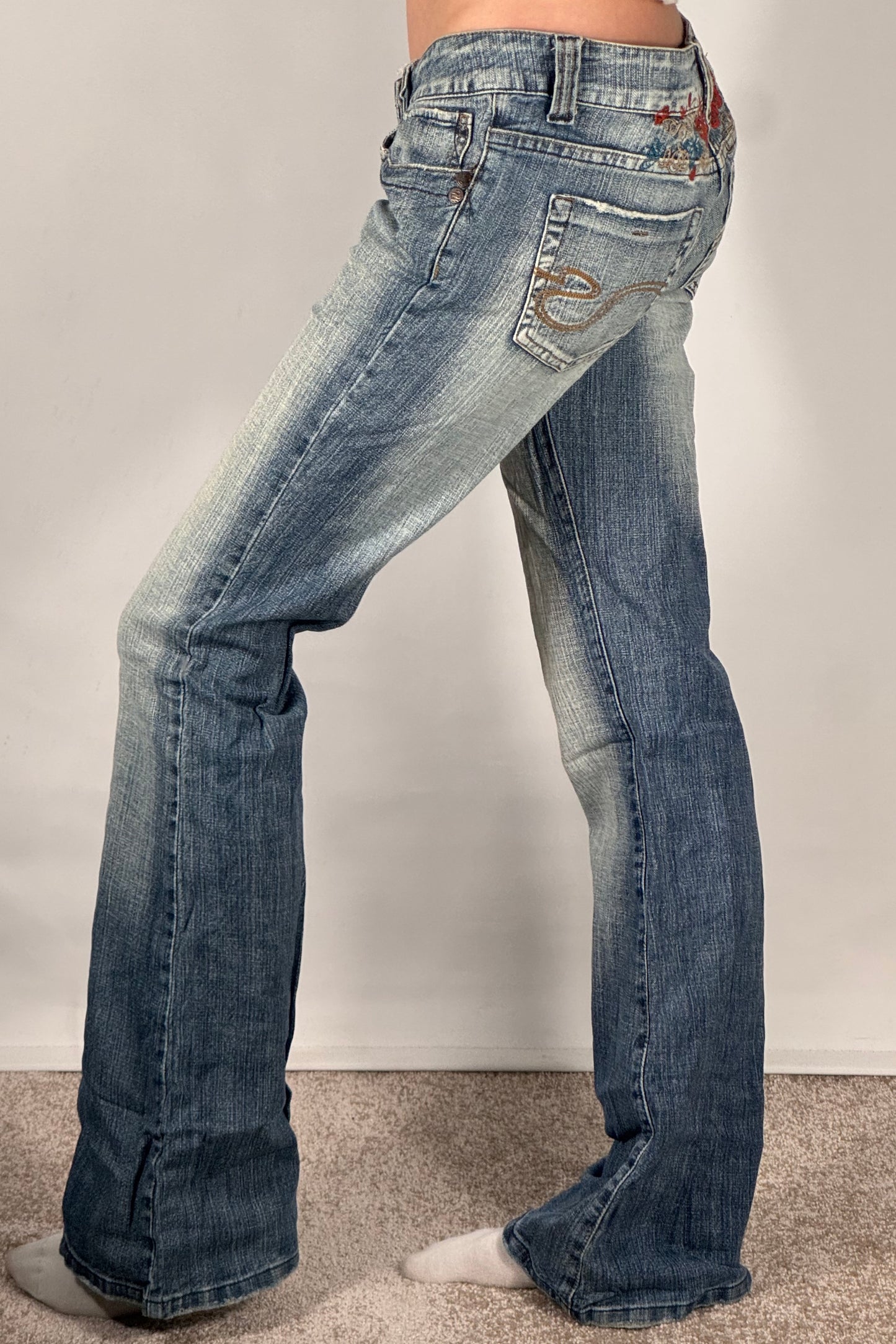 Lågmidjade jeans stl: S/M