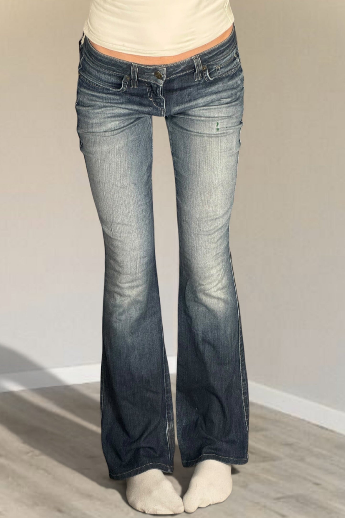 Lågmidjade jeans stl: XS