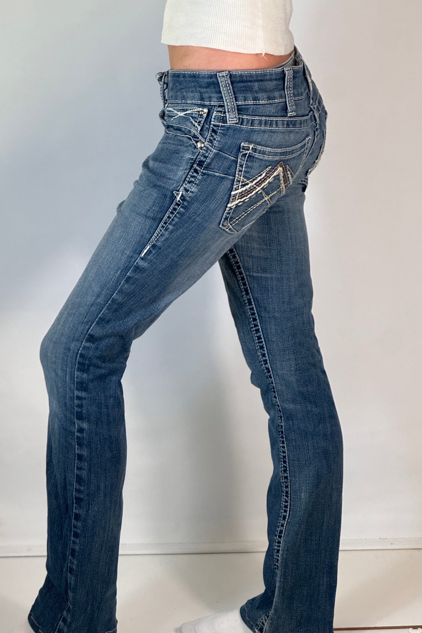 Lågmidjade jeans stl: S