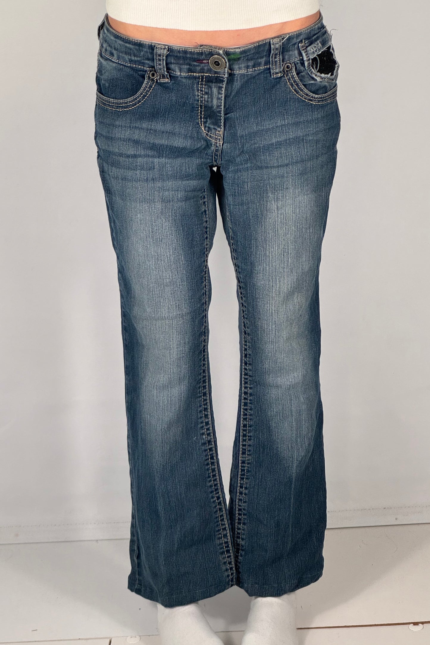Lågmidjade jeans stl: S