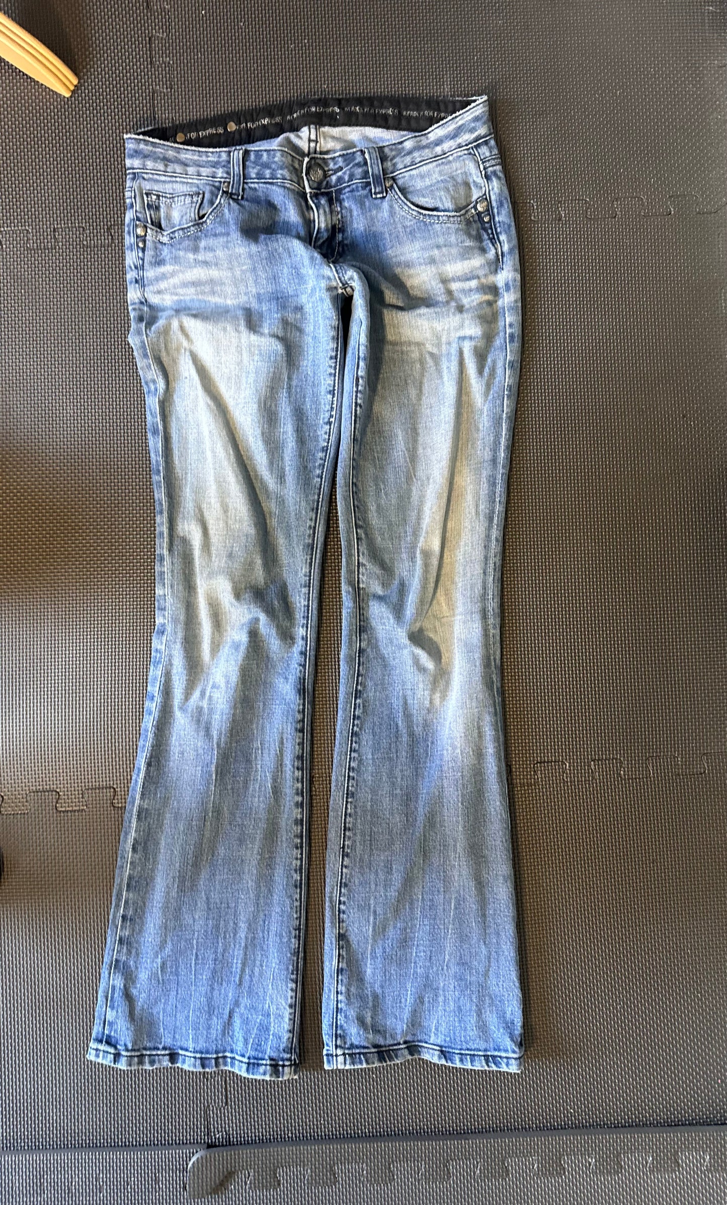 Lågmidjade jeans stl: S