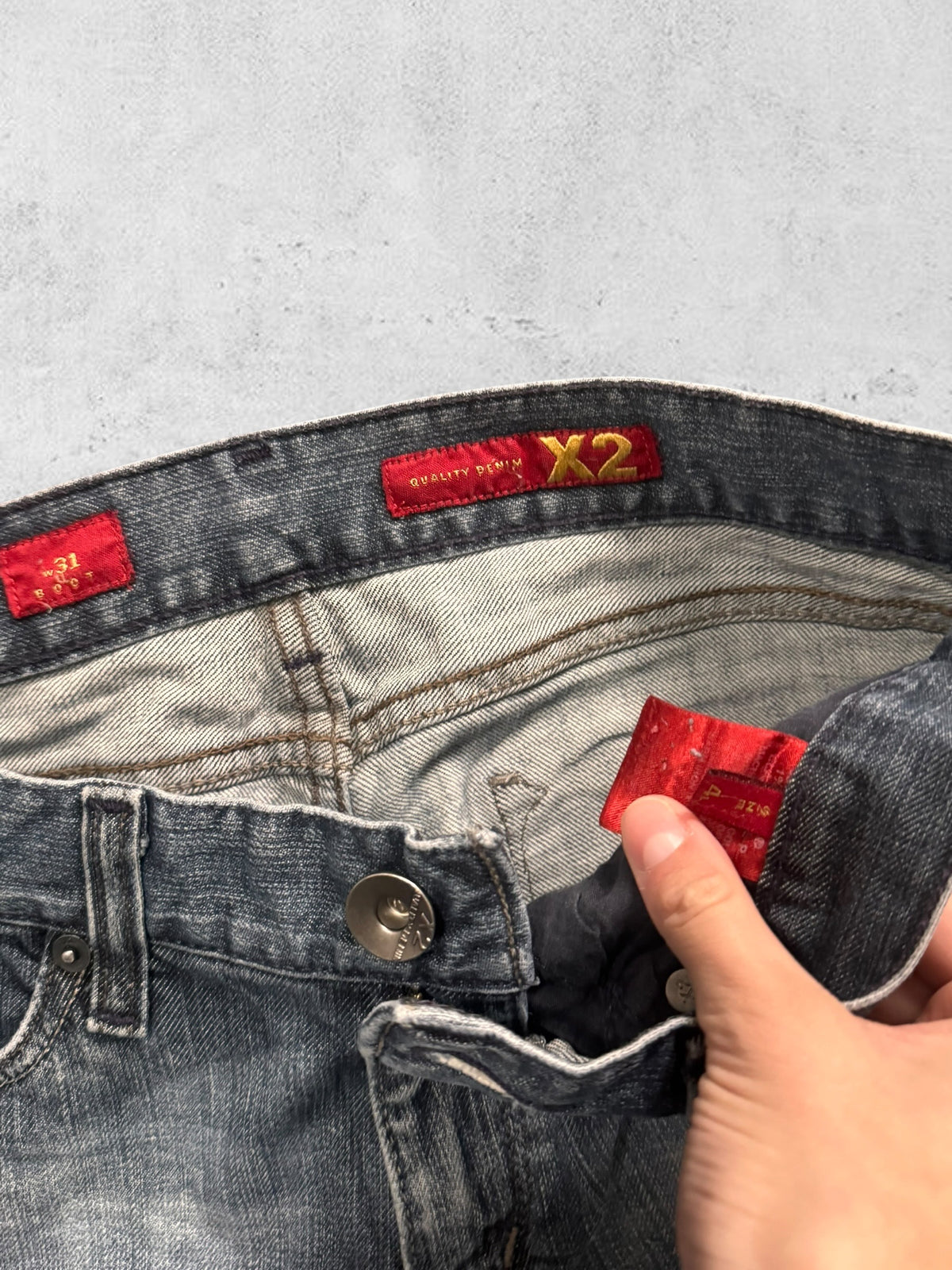 Lågmidjade jeans stl: S