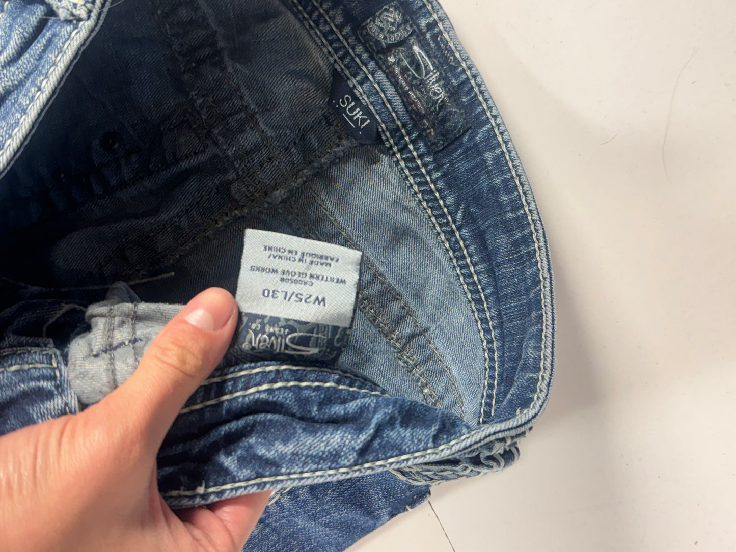 Lågmidjade jeans stl: XS