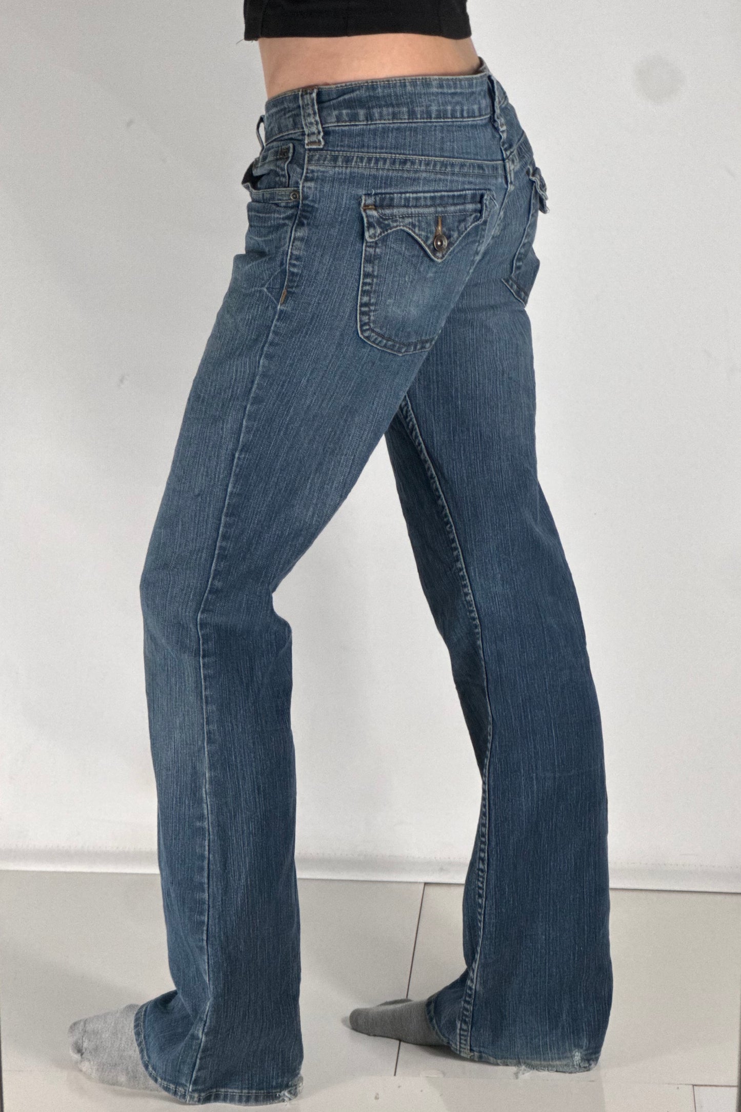 Lågmidjade jeans stl: S/M