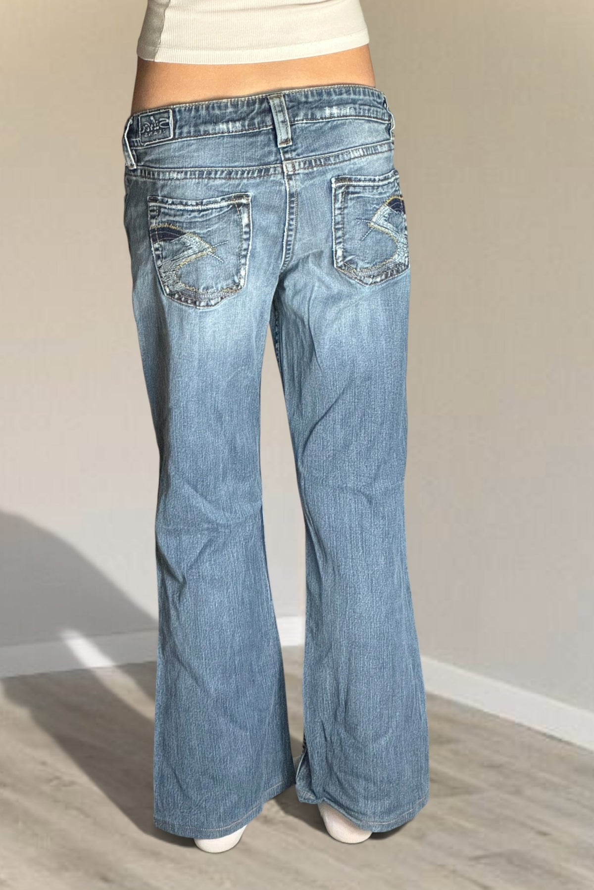 Lågmidjade jeans stl: S