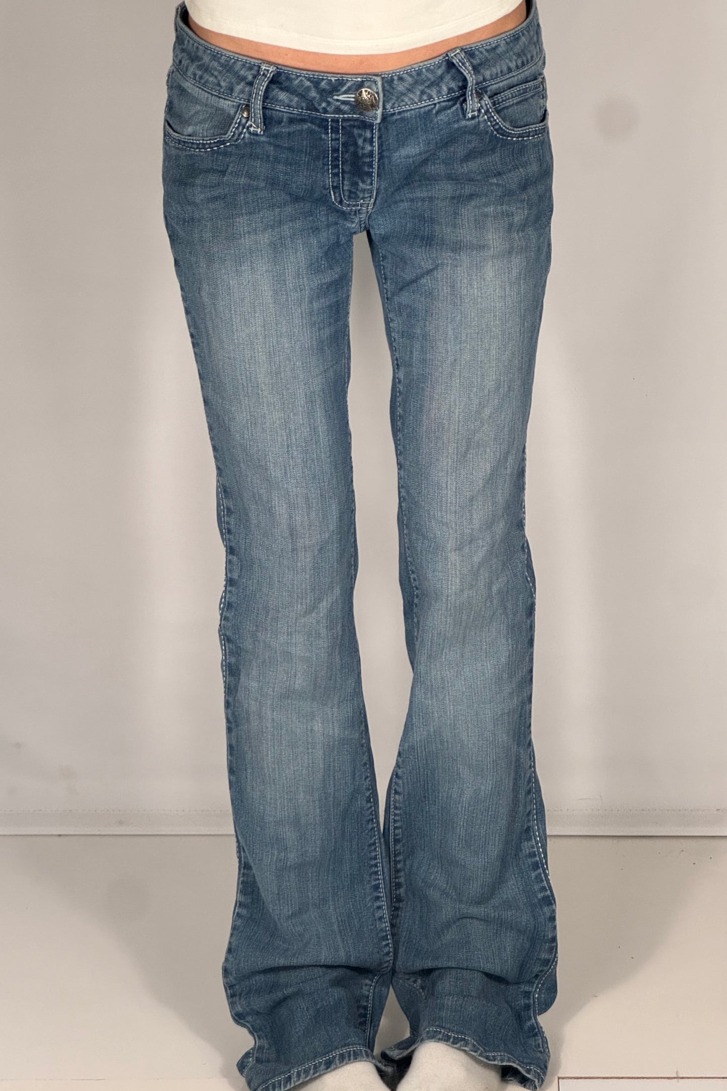 Lågmidjade jeans stl: S