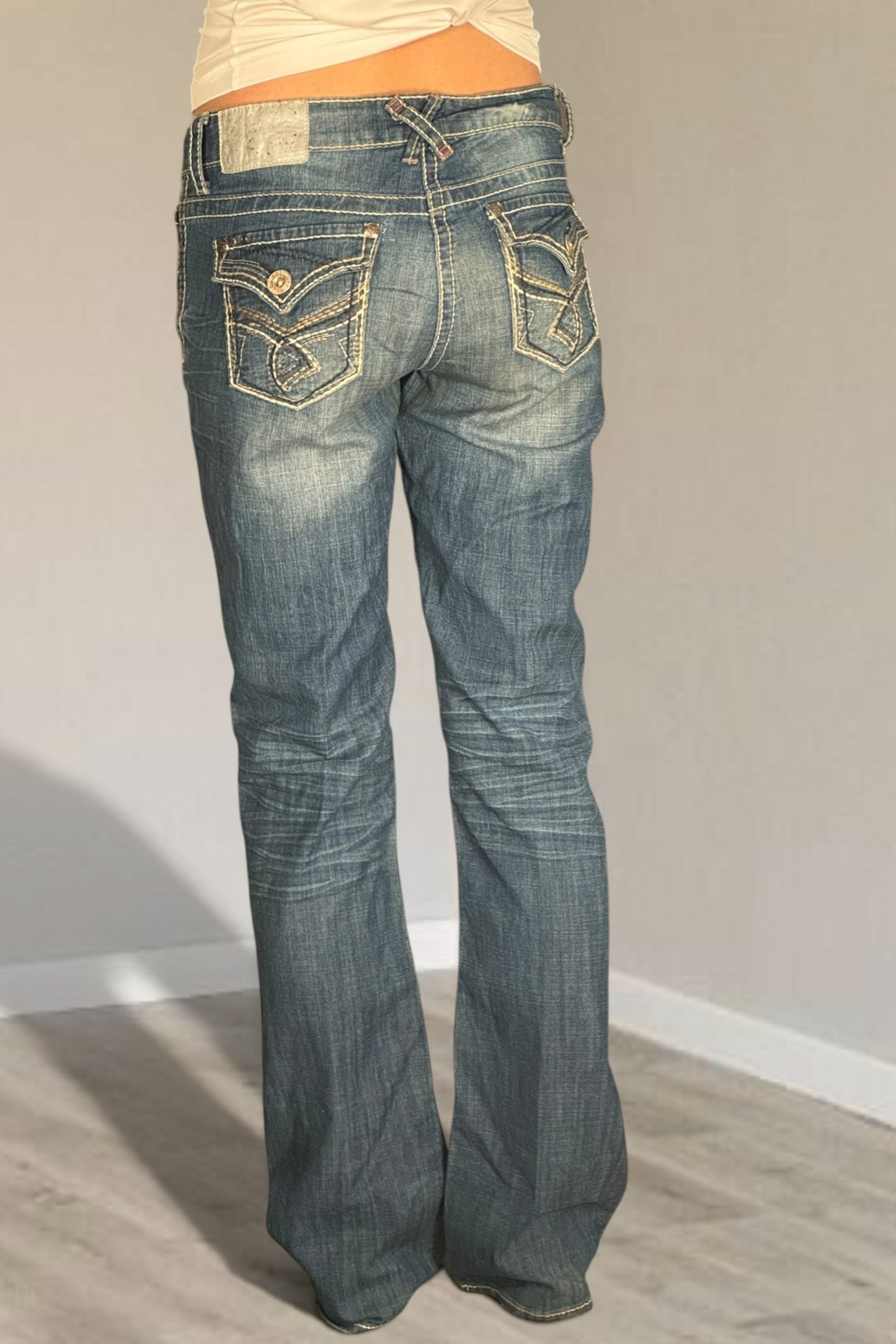 Lågmidjade jeans stl: S
