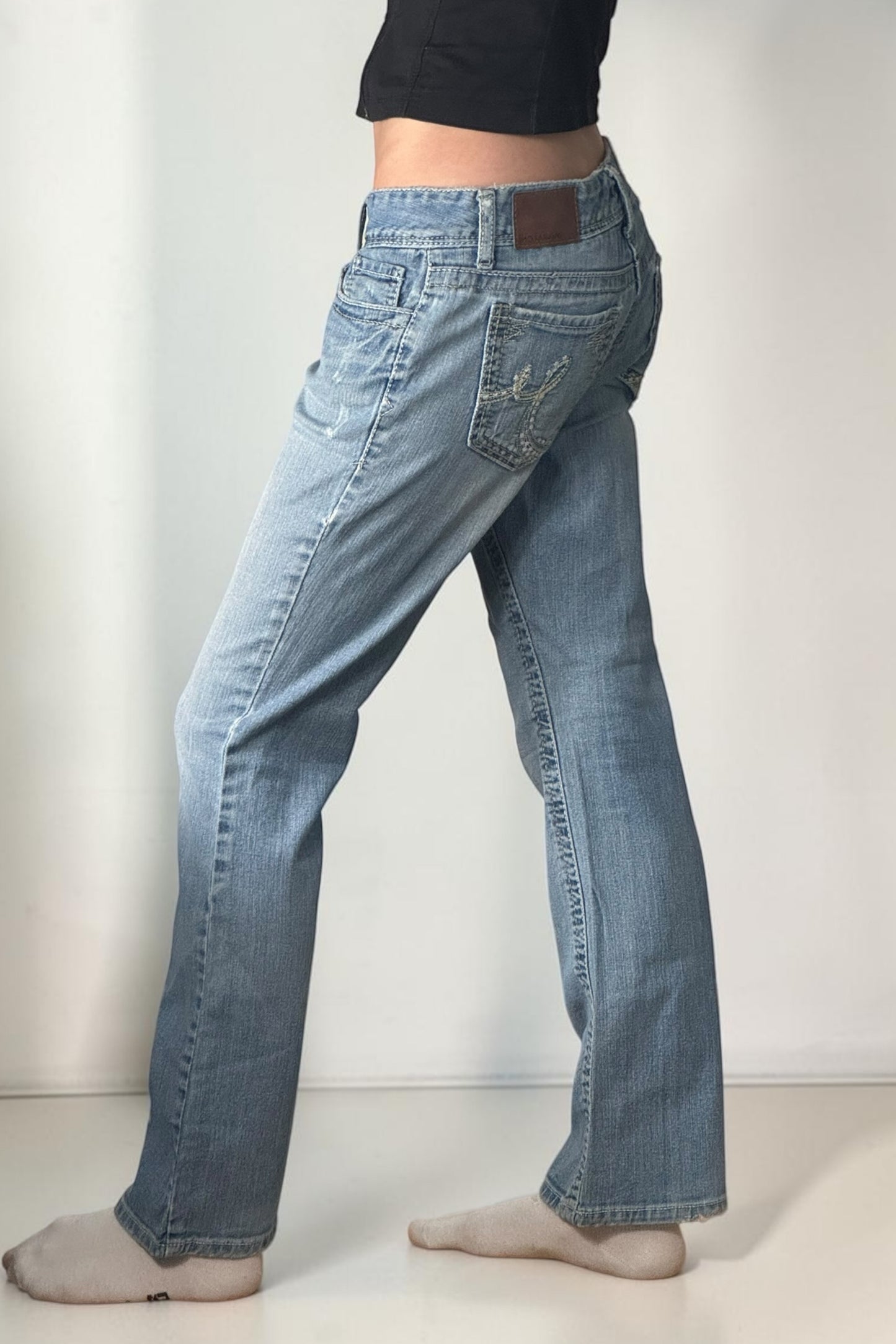 Lågmidjade jeans stl: