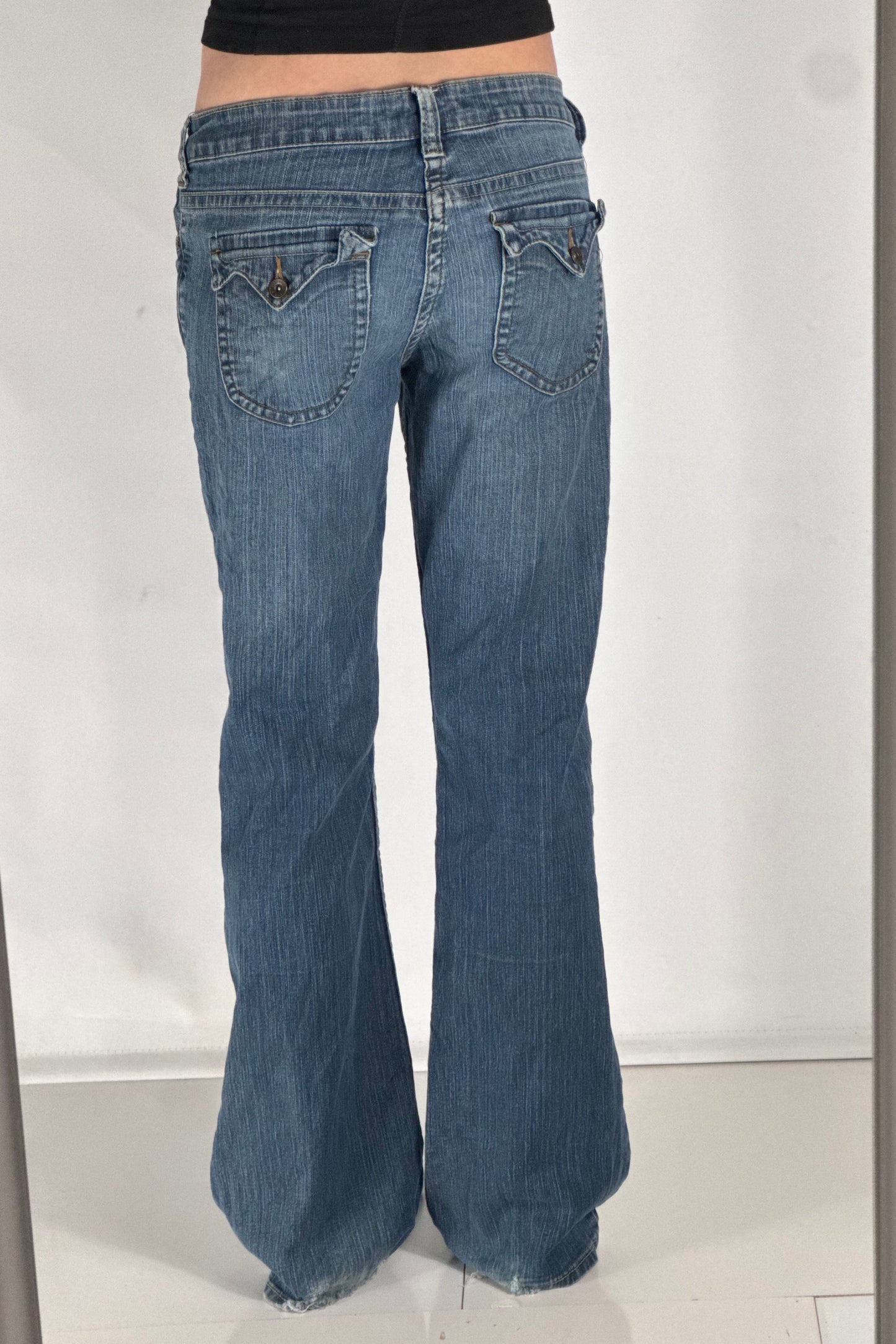 Lågmidjade jeans stl: S/M