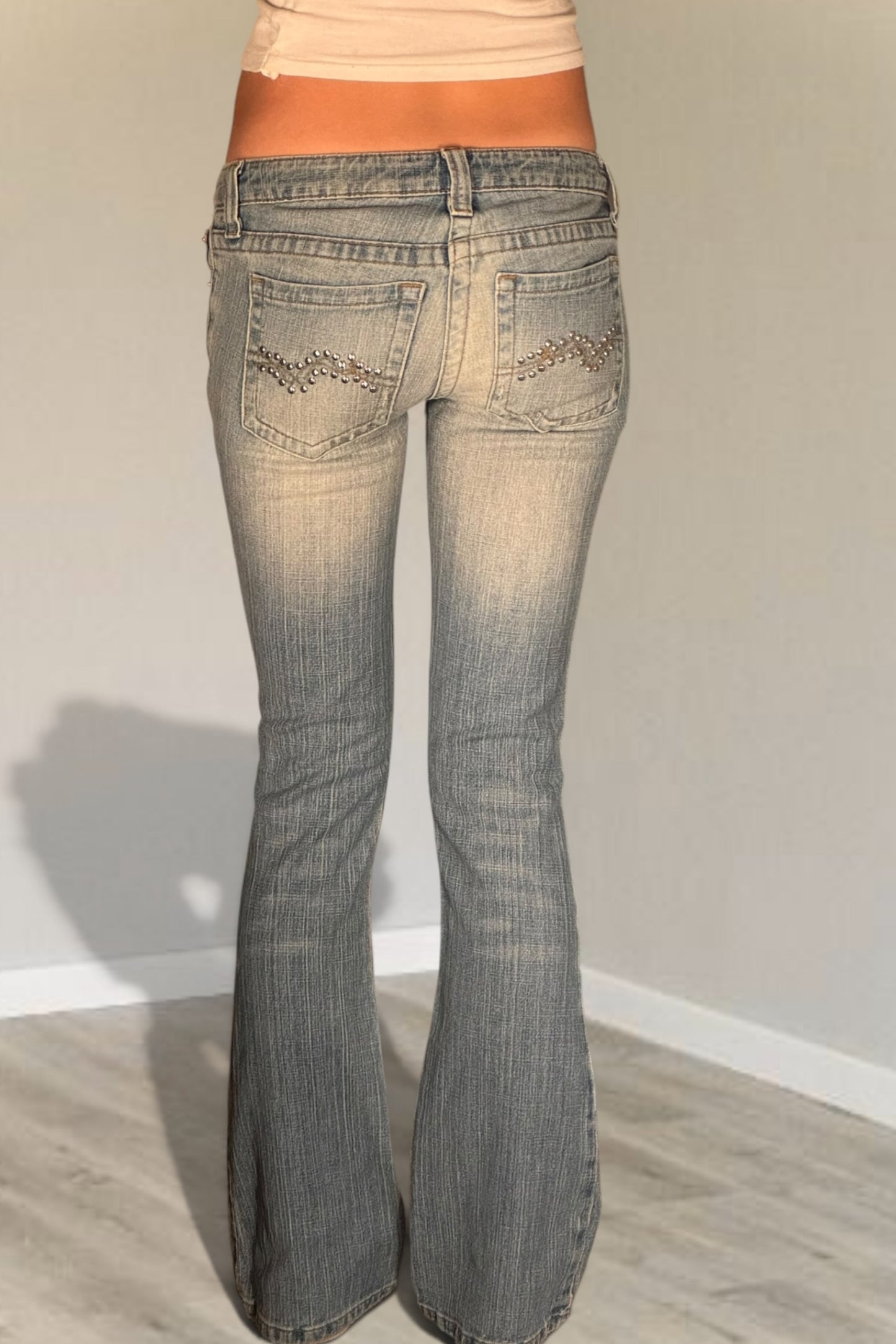 Lågmidjade jeans stl: XS