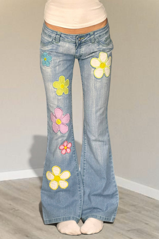 Lågmidjade jeans stl: S