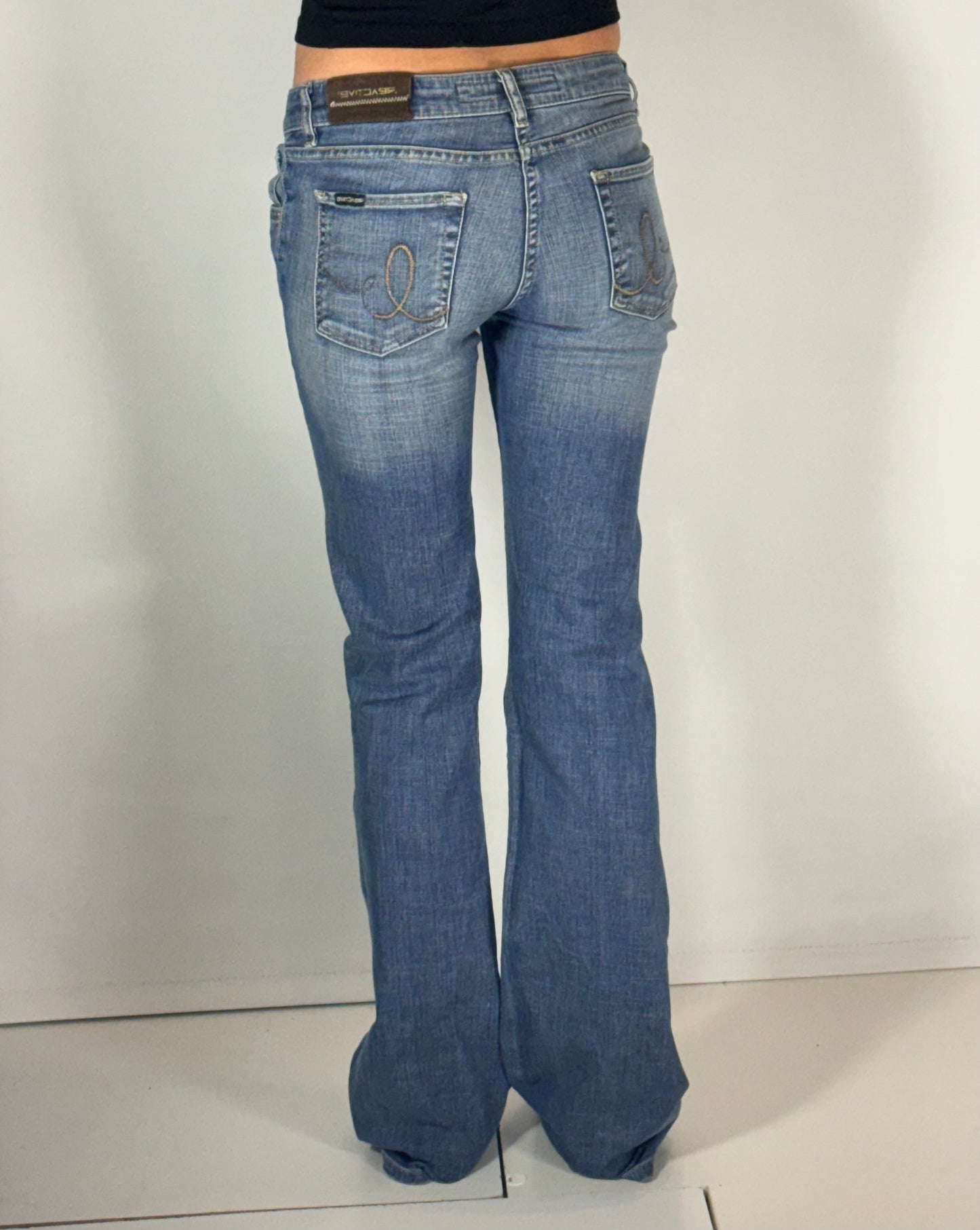 Lågmidjade jeans stl: S