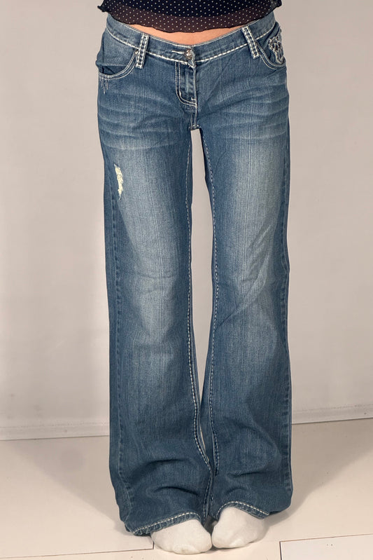 Lågmidjade jeans stl: L