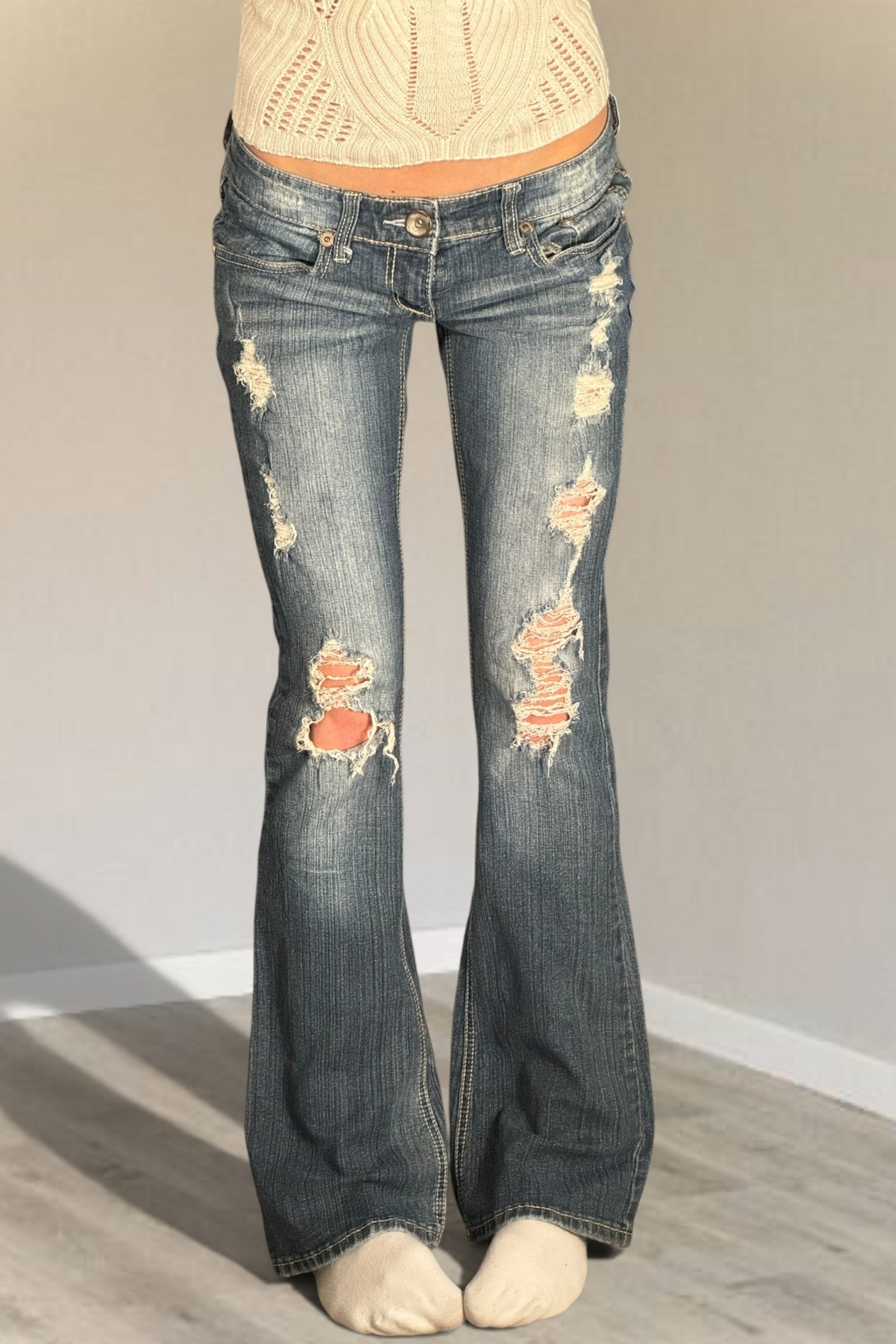 Lågmidjade jeans stl: XS
