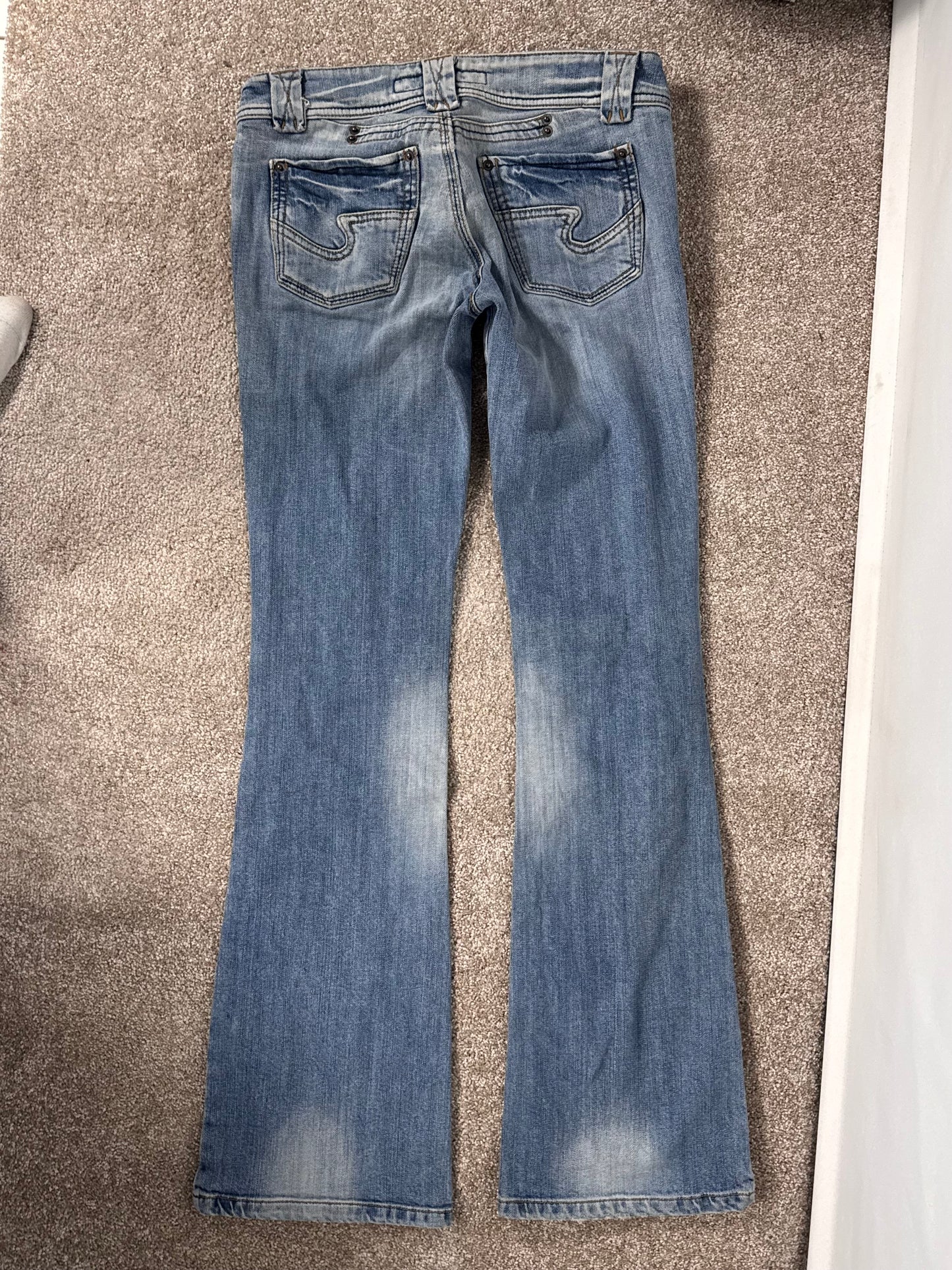 Lågmidjade jeans stl: XS