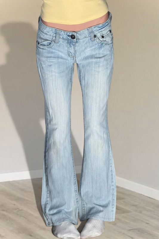 Lågmidjade jeans stl: S