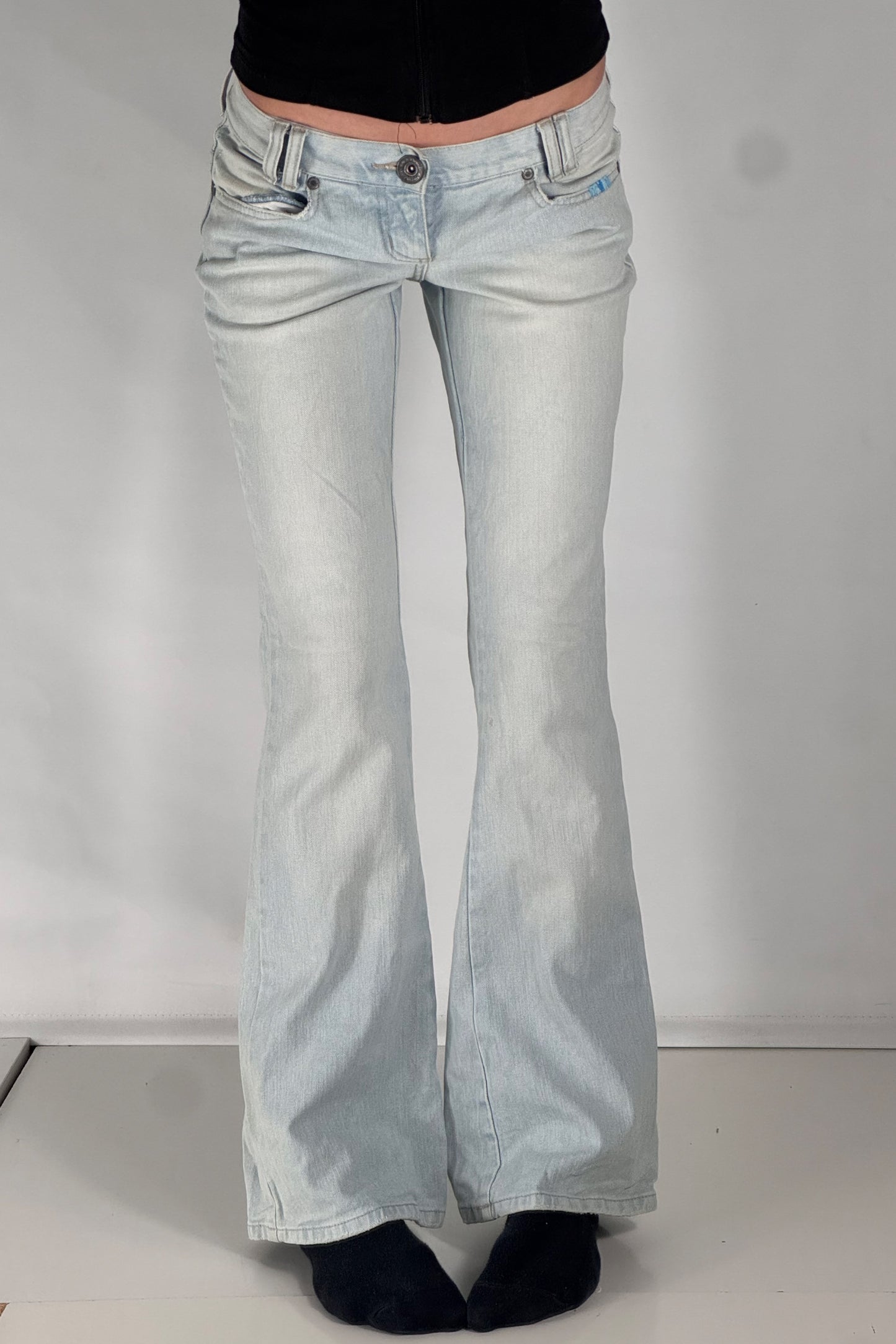 Lågmidjade jeans stl: XS