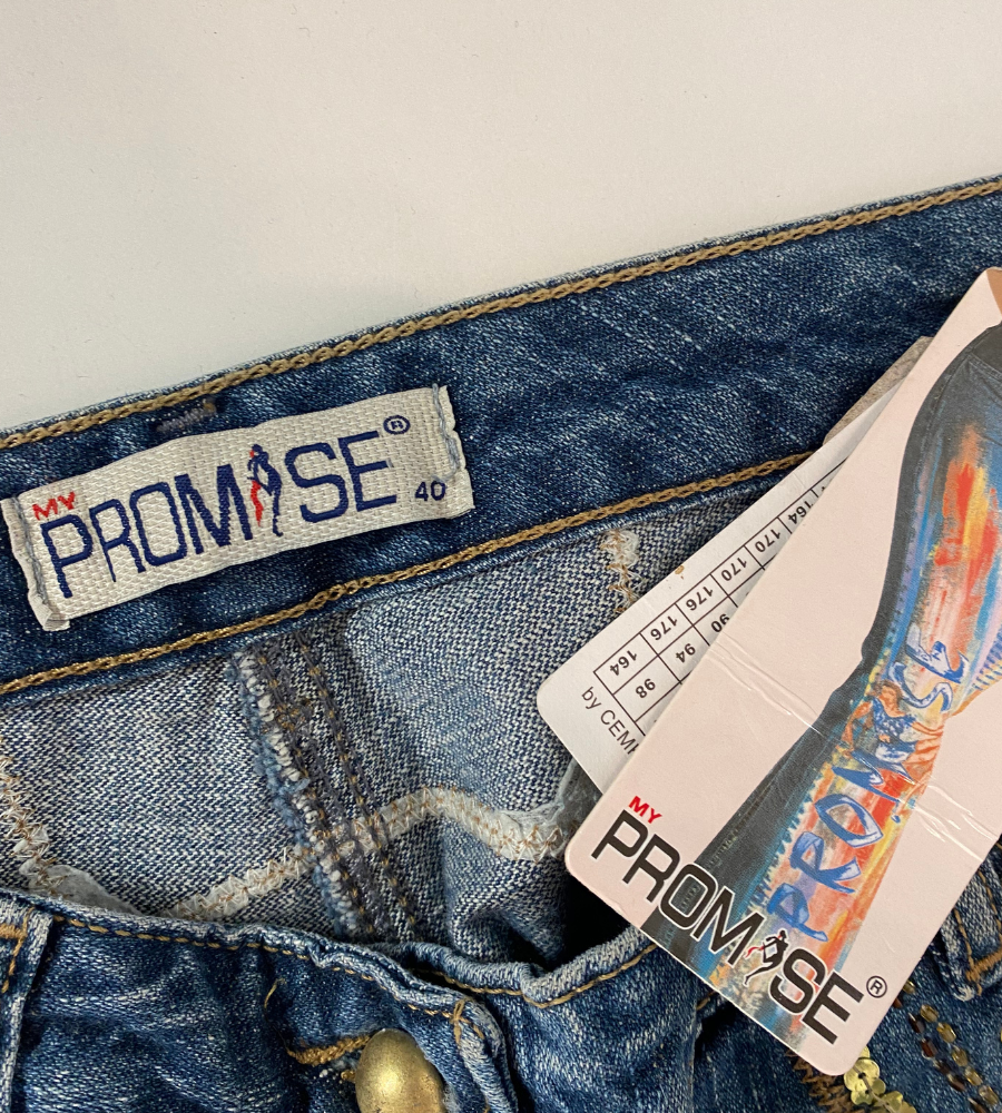 Lågmidjade jeans – stl: S