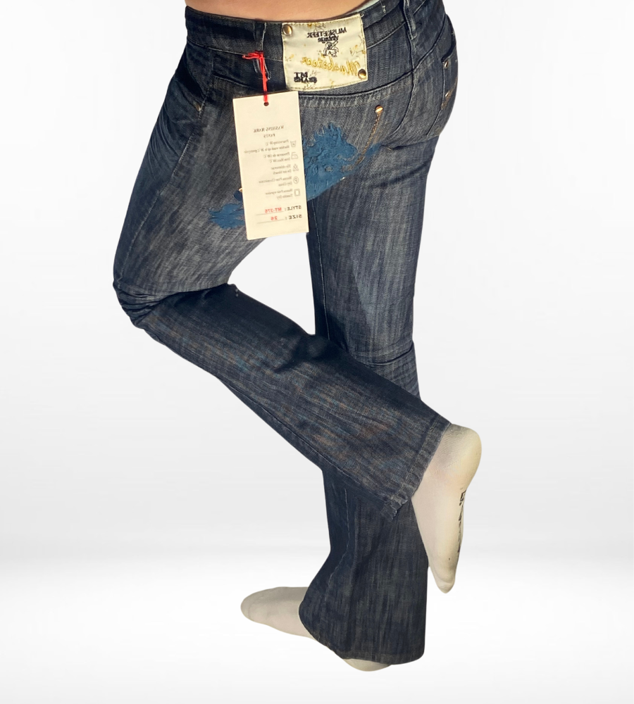 Lågmidjade jeans–stl: XXS