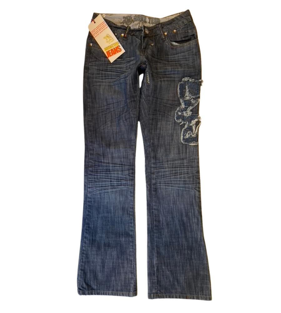 Lågmidjade jeans–stl: XXS