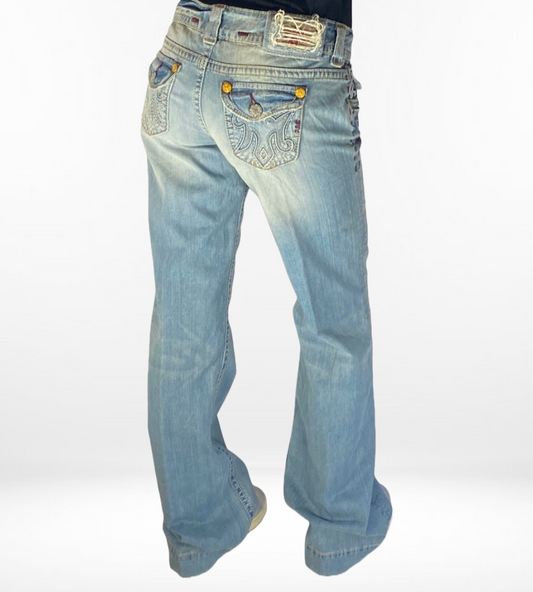 Lågmidjade jeans – stl: S