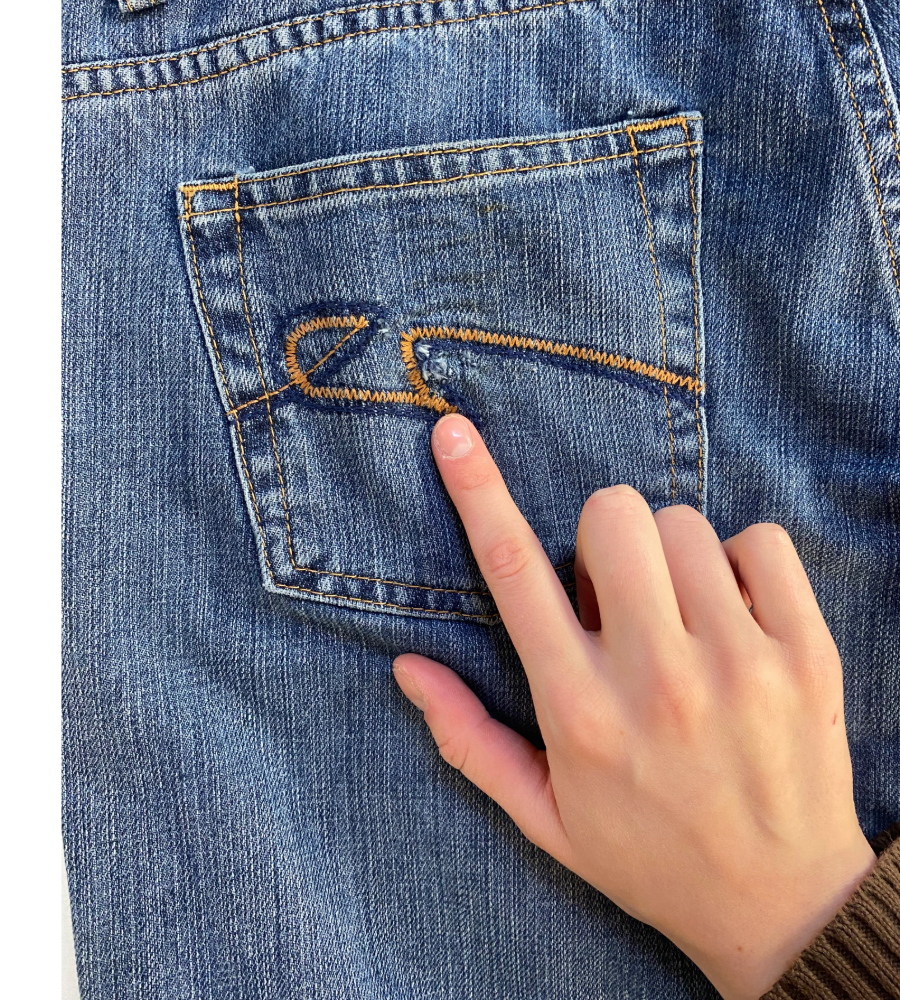 Lågmidjade jeans – stl: M