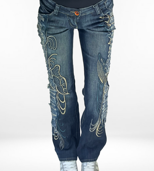 Lågmidjade jeans – stl: XS