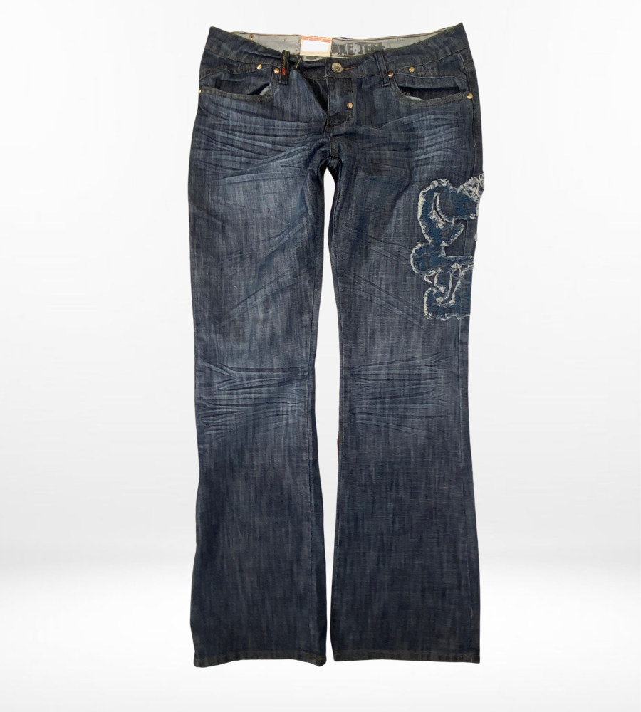 Lågmidjade jeans–stl: M