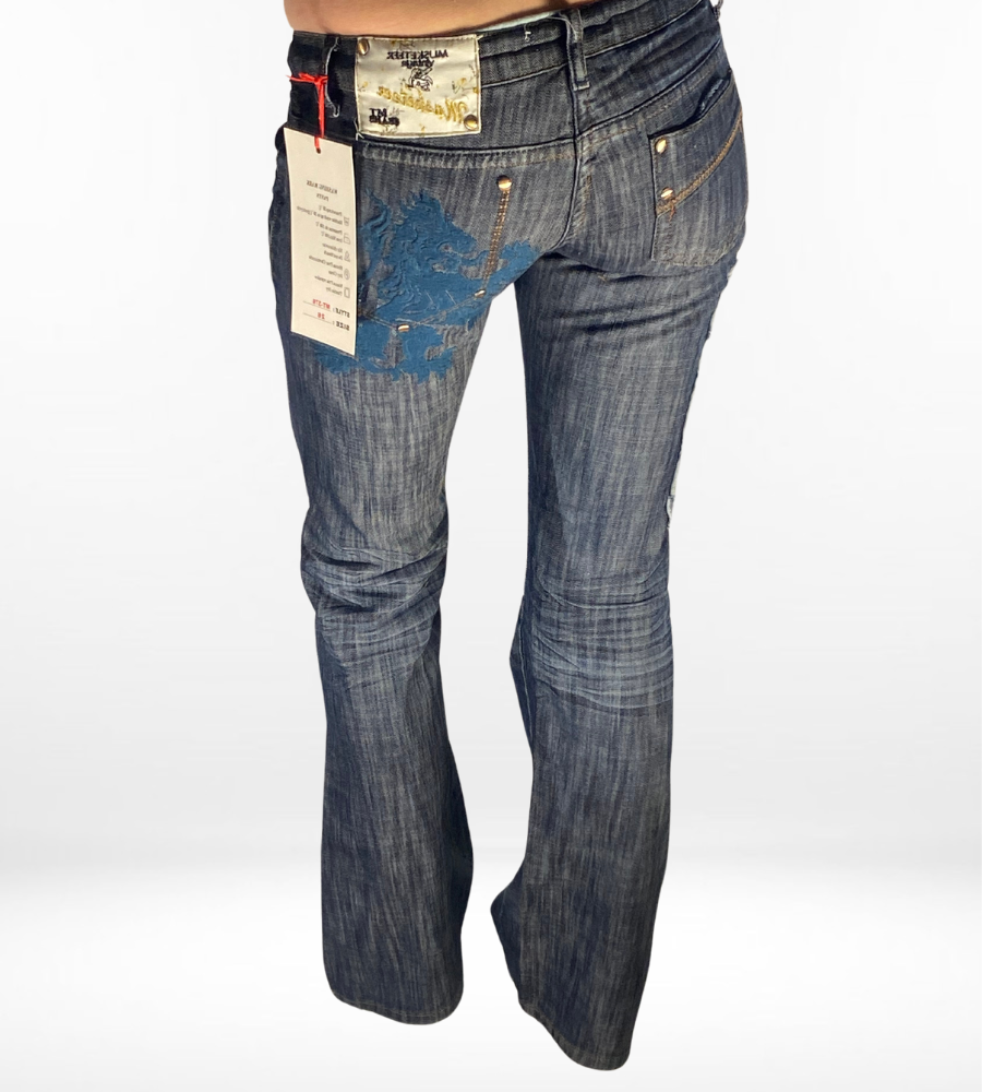 Lågmidjade jeans–stl: XXS