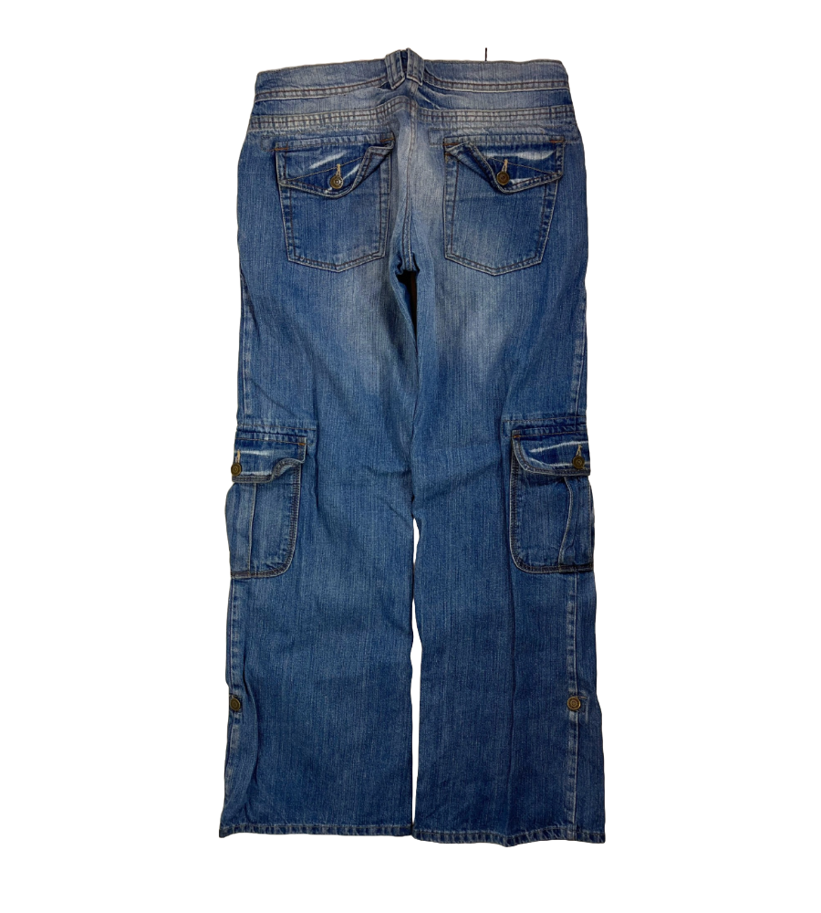 Utsvängda jeans – stl: S
